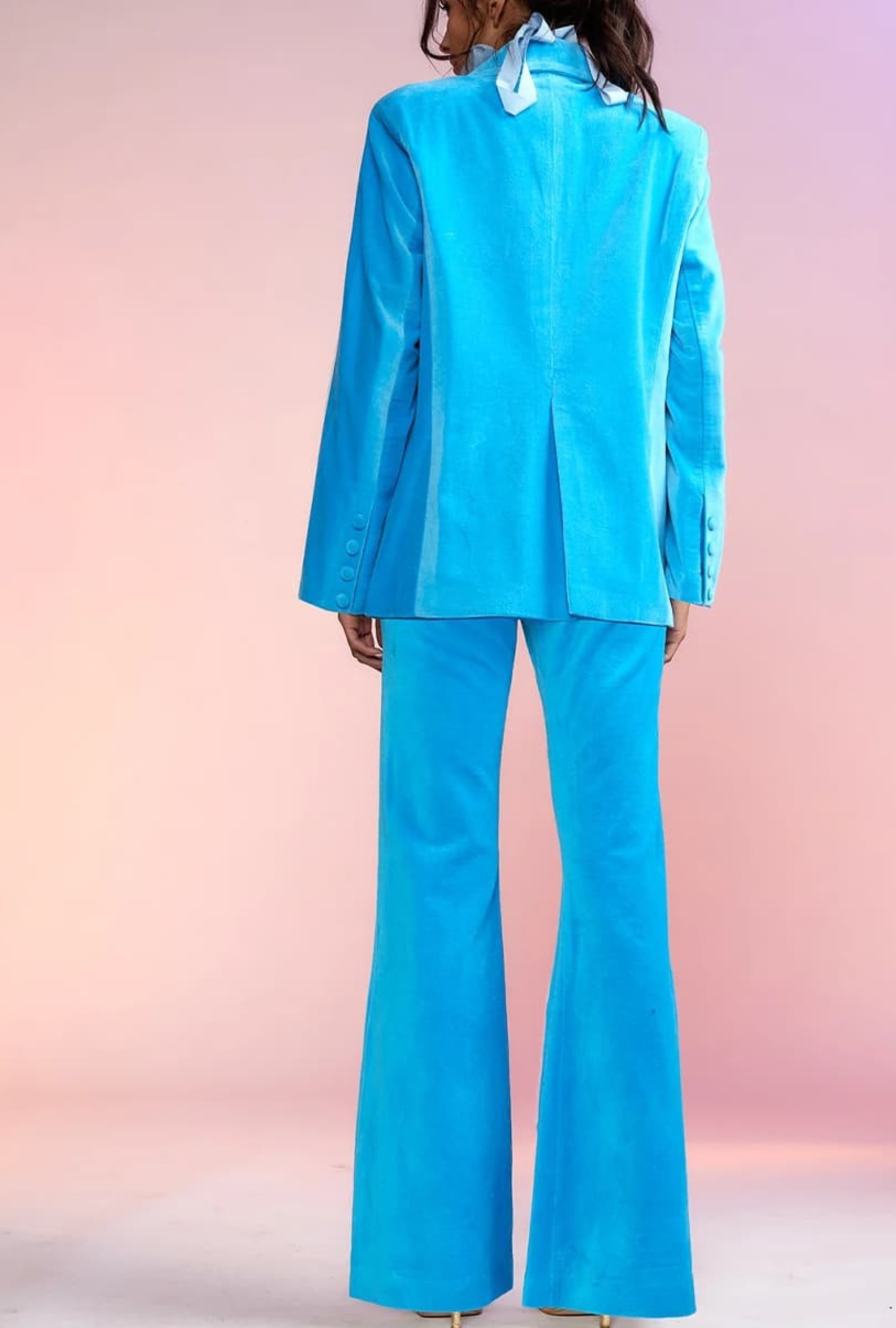 Pantalon Velvet Bleu