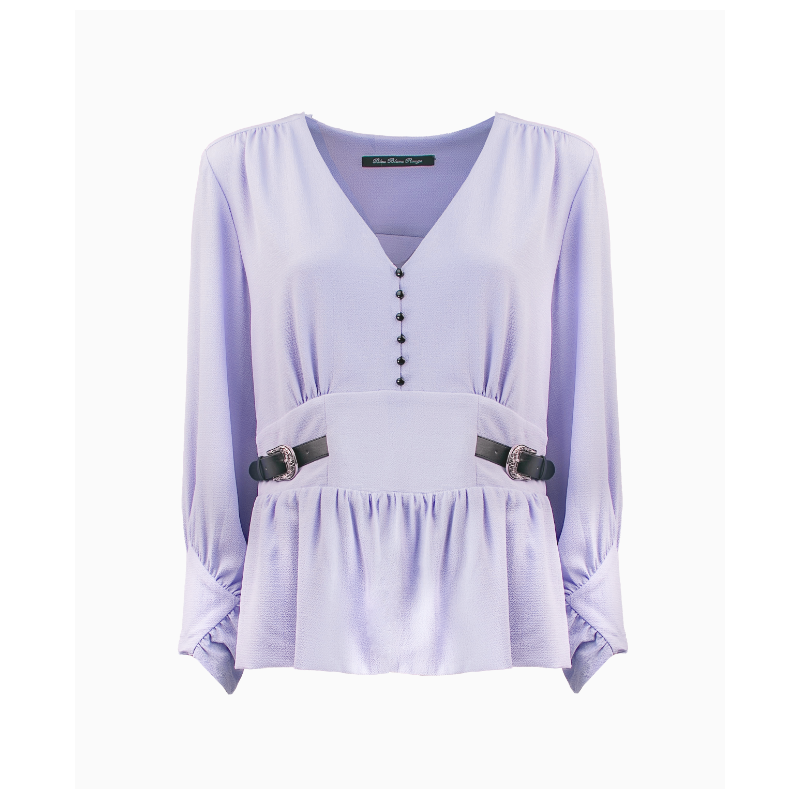 Blouse Bleu Blanc Rouge Médicis Violette