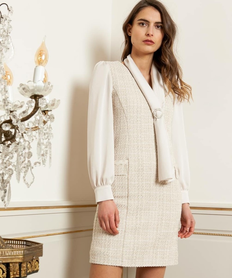 Robe Bleu Blanc Rouge Pompadour