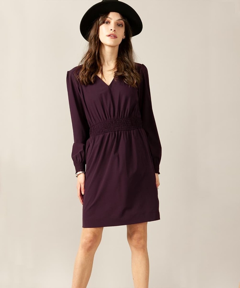 Robe Indies Anna Bordeaux-Exclusivité web