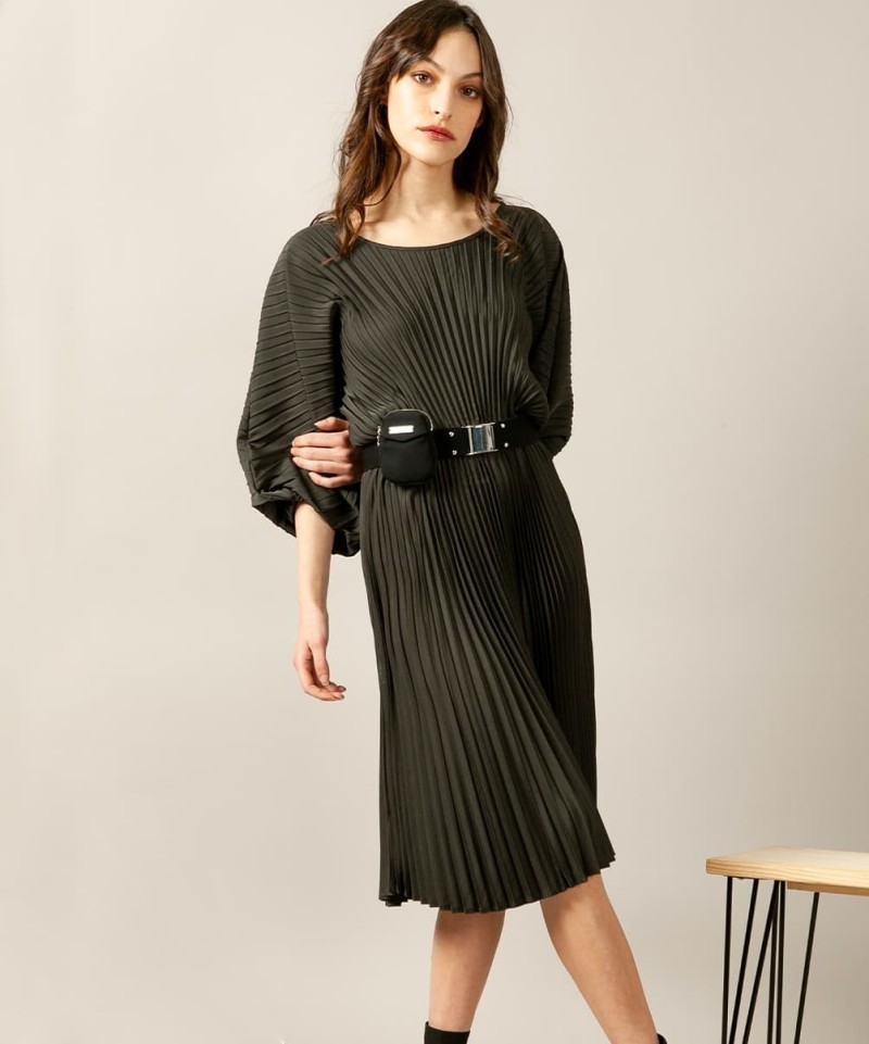 Robe Indies Sophea Kaki-Exclusivité web