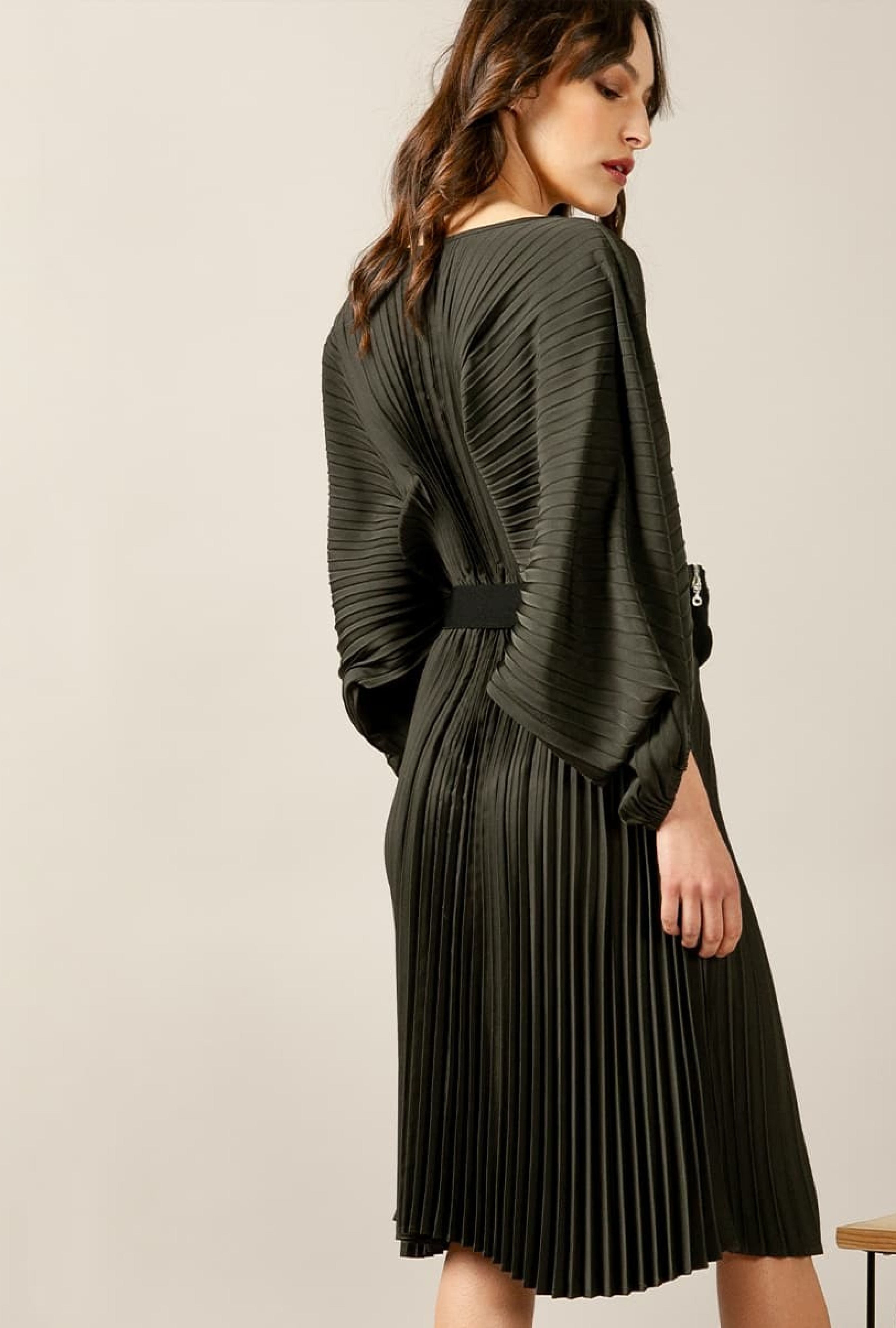 Robe Sophea Kaki-Exclusivité web