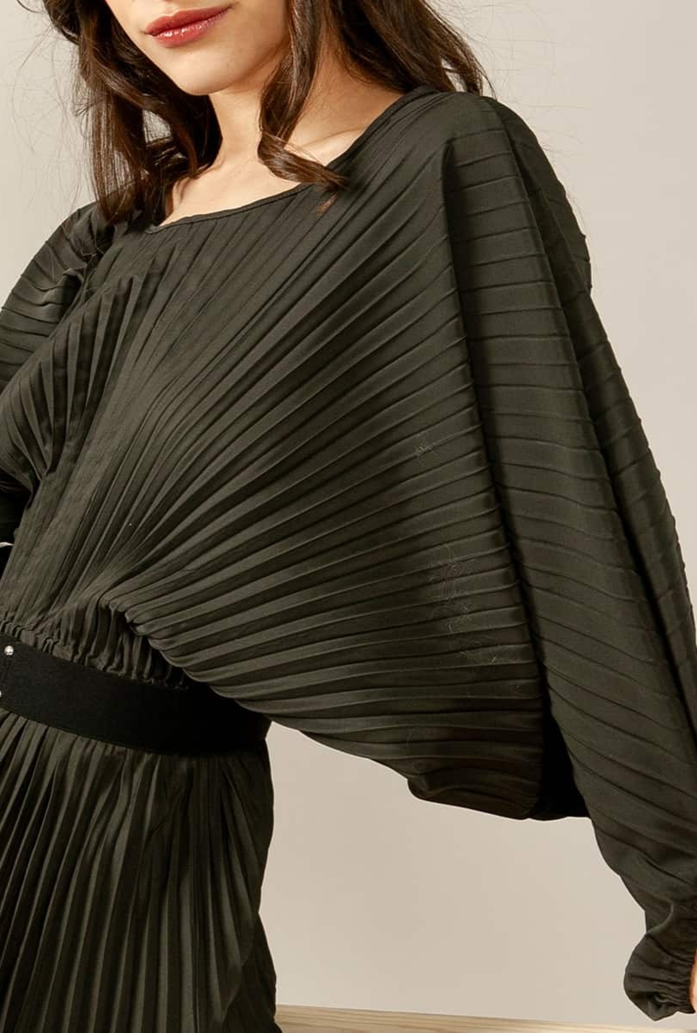 Robe Sophea Kaki-Exclusivité web