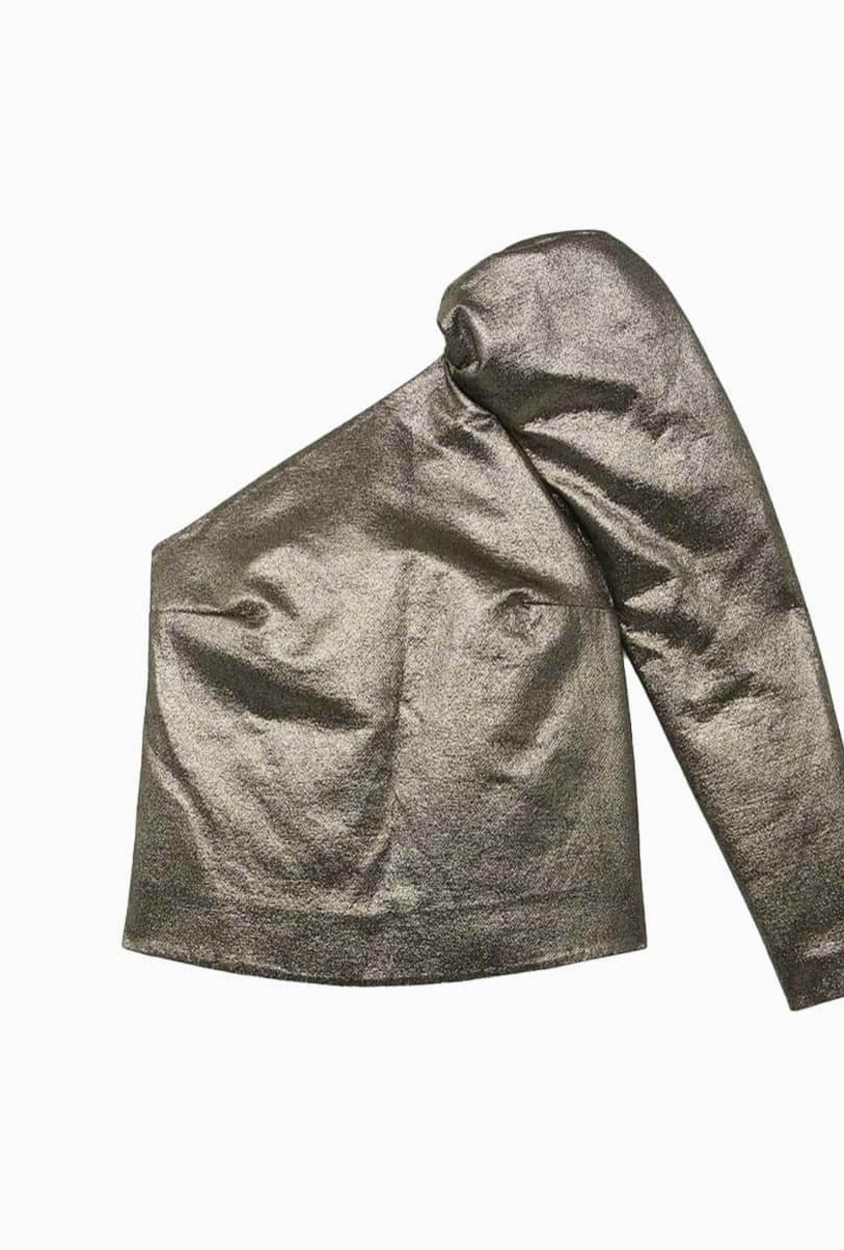 Top One Shoulder Lamé