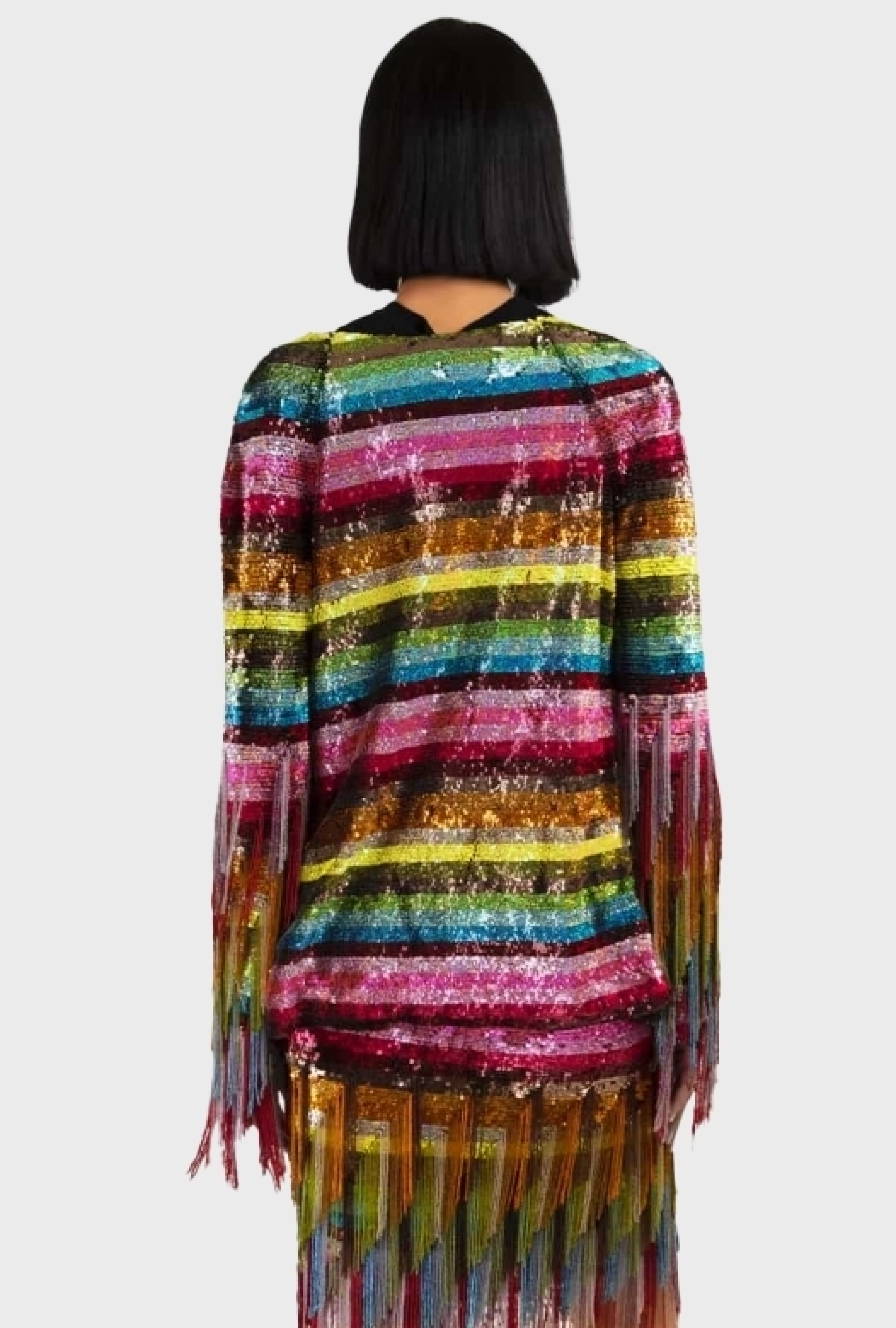 Veste Sequins Multicolore