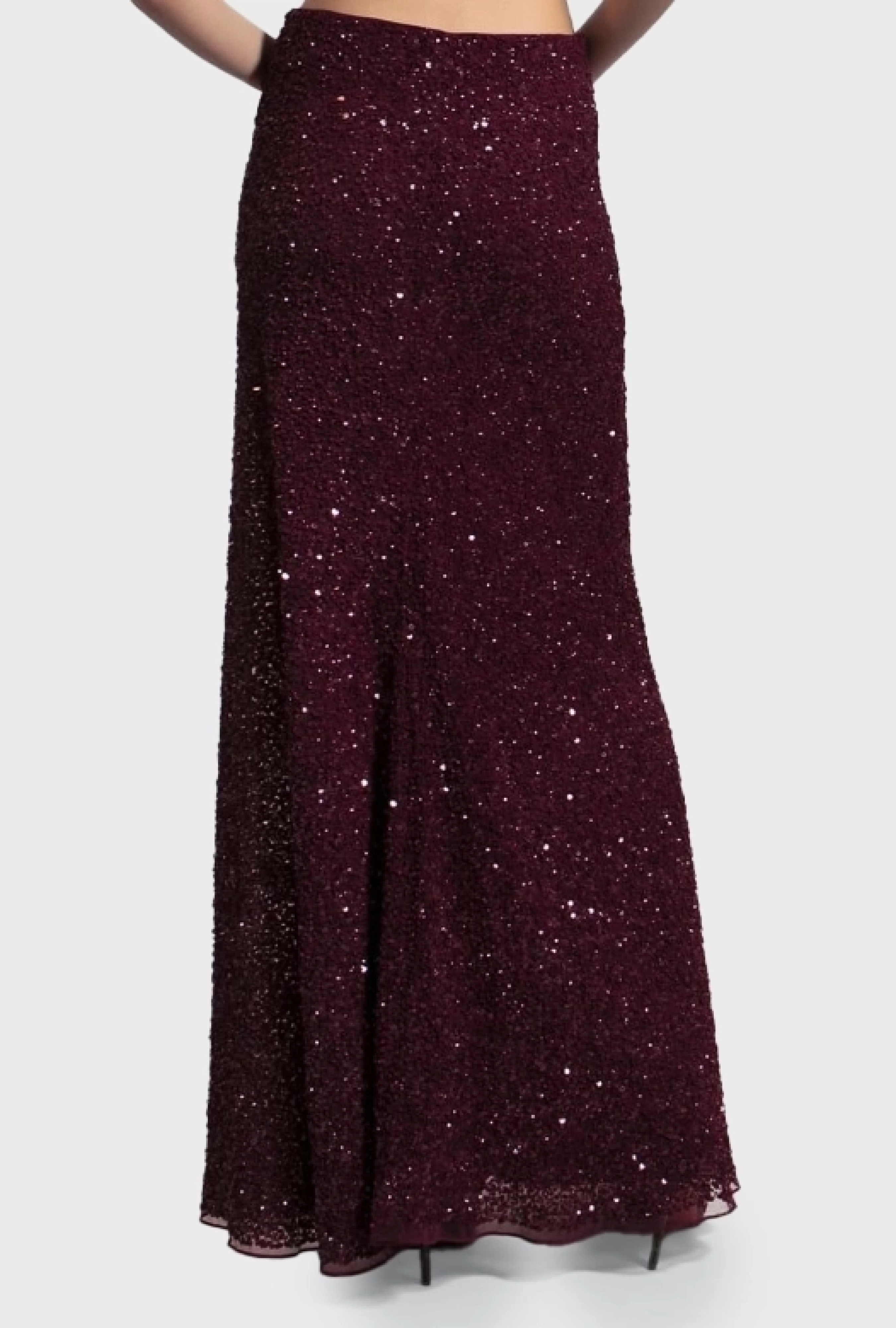 Jupe Burgundy Sequins
