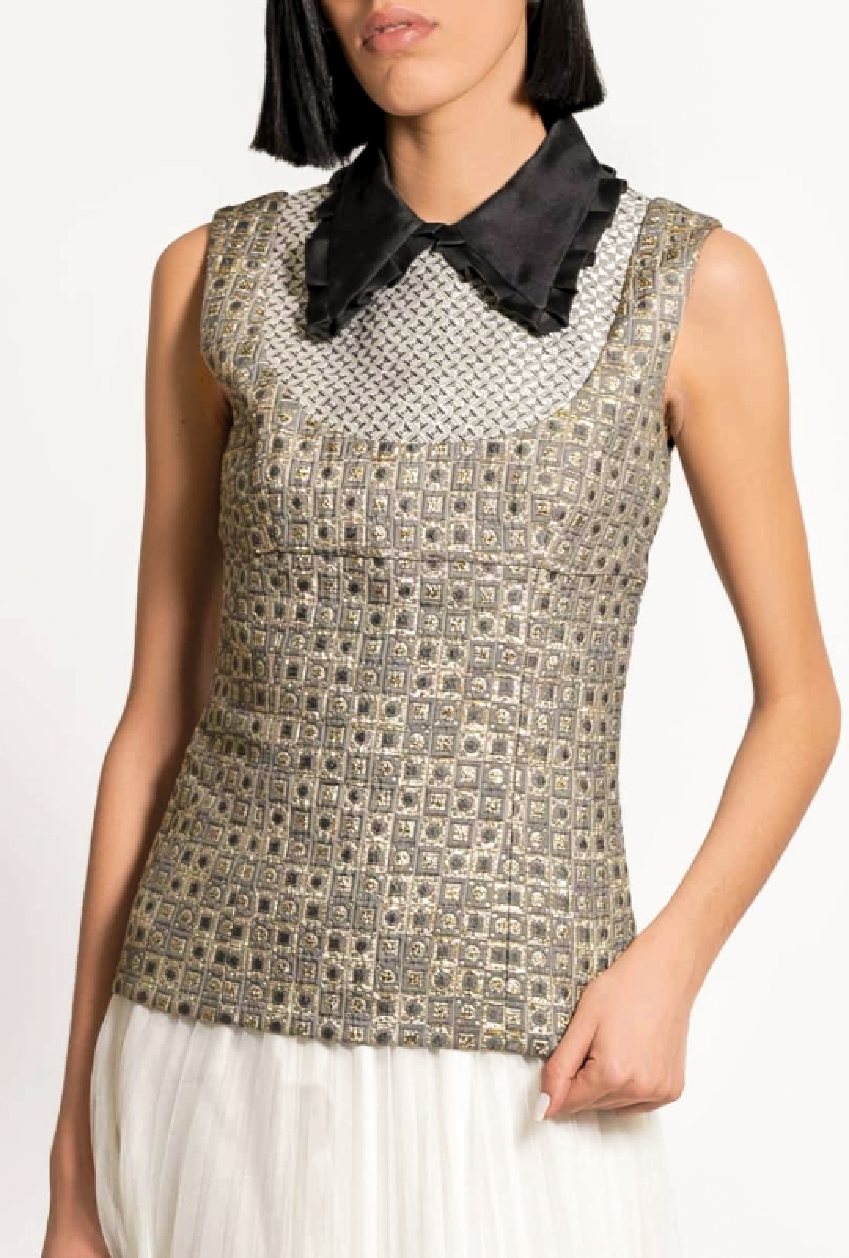 Top Géométrique Rétro