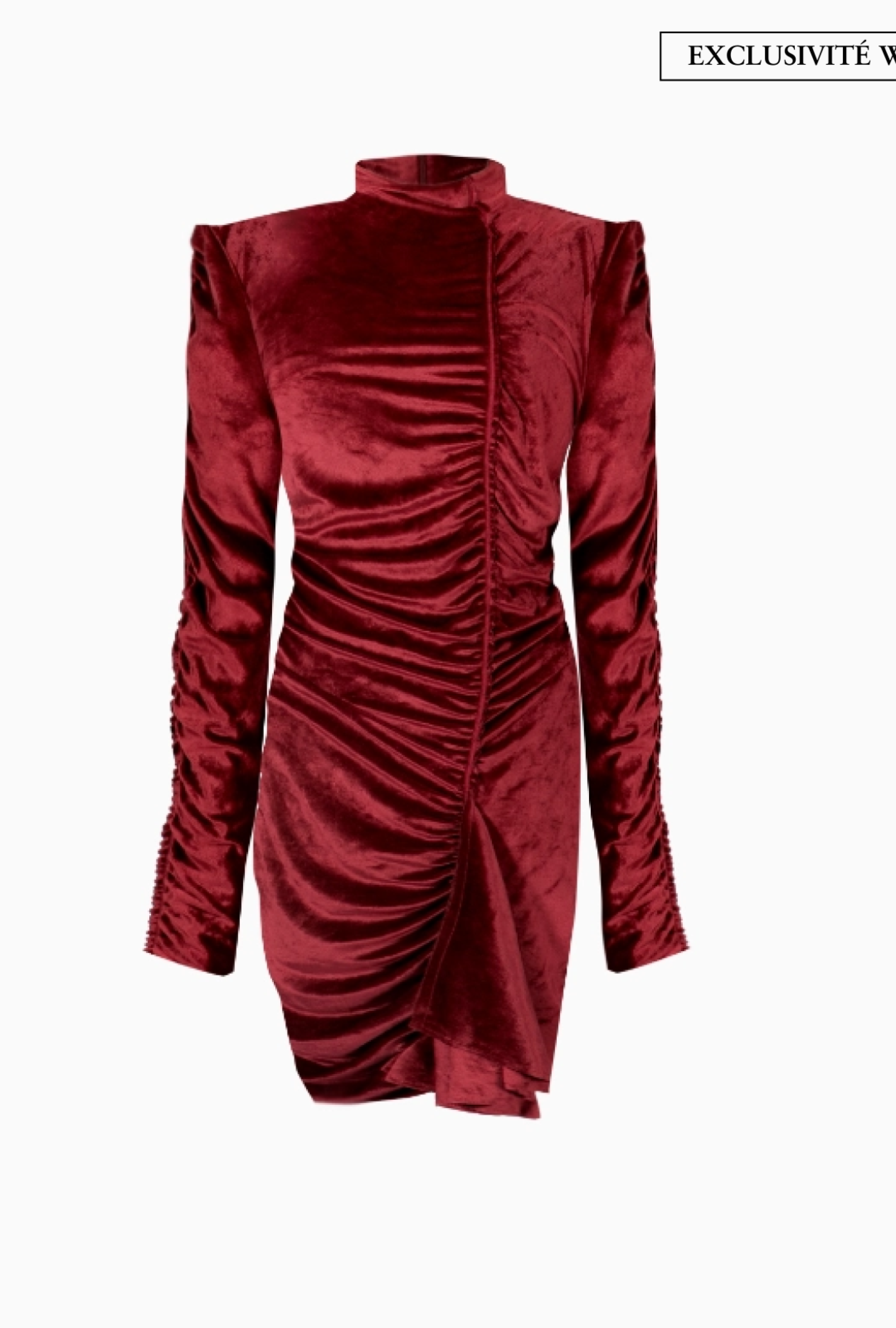 Robe Gathered Asymetric