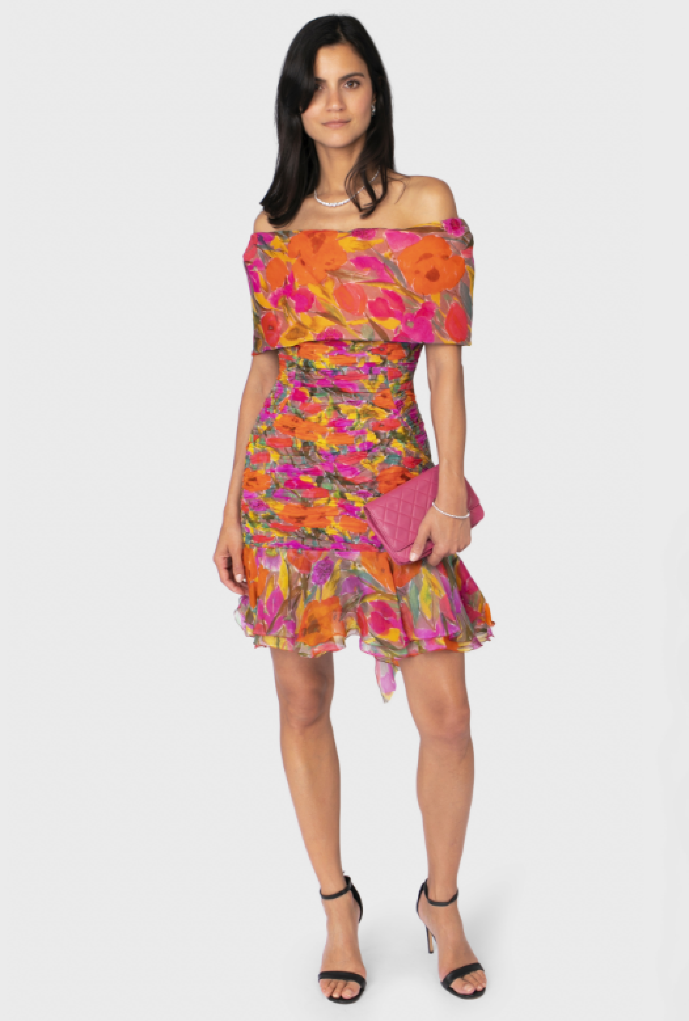 Robe Bustier Coquelicot