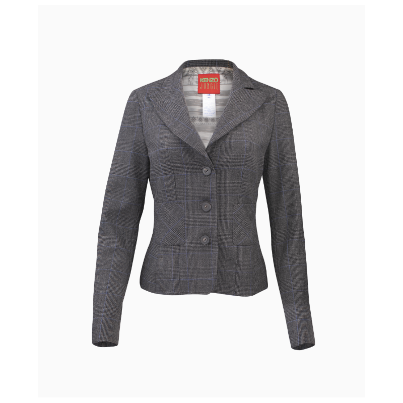 Blazer Kenzo Grey Chekered