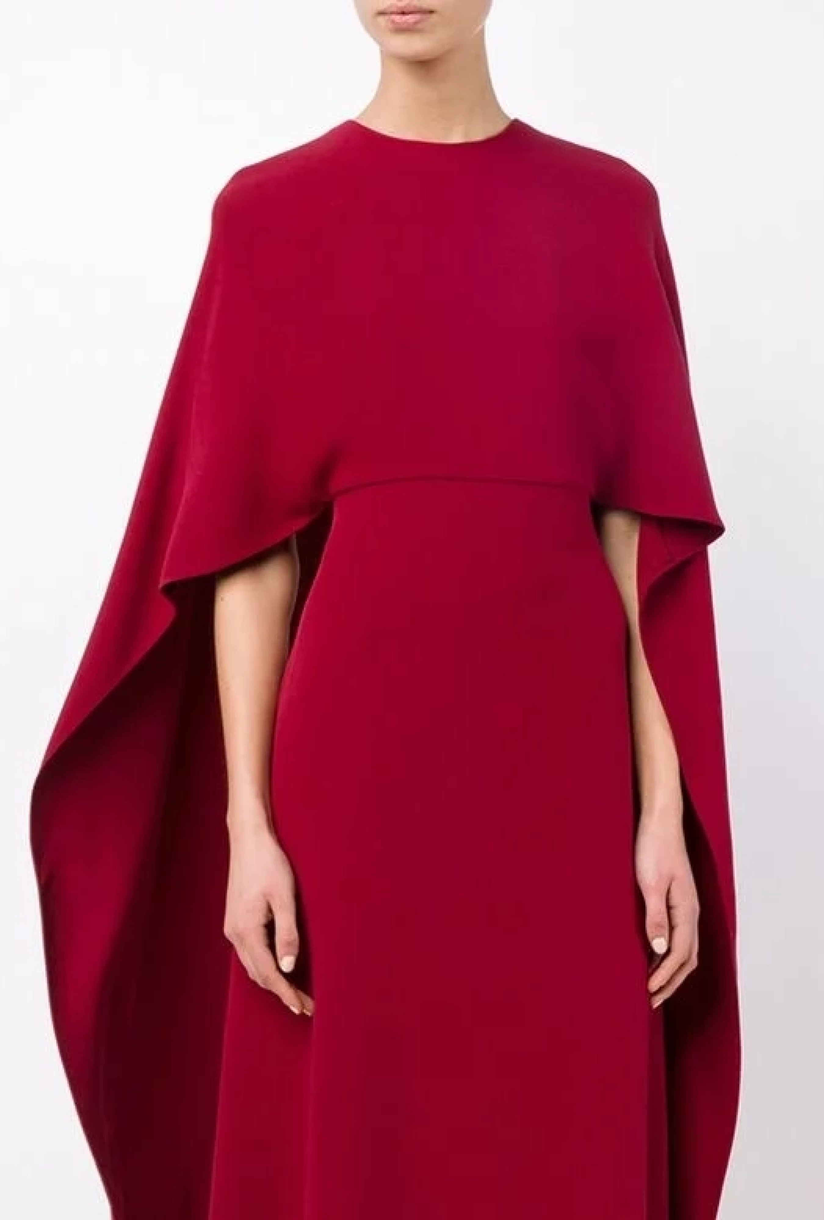 Robe Silk Cape Gown