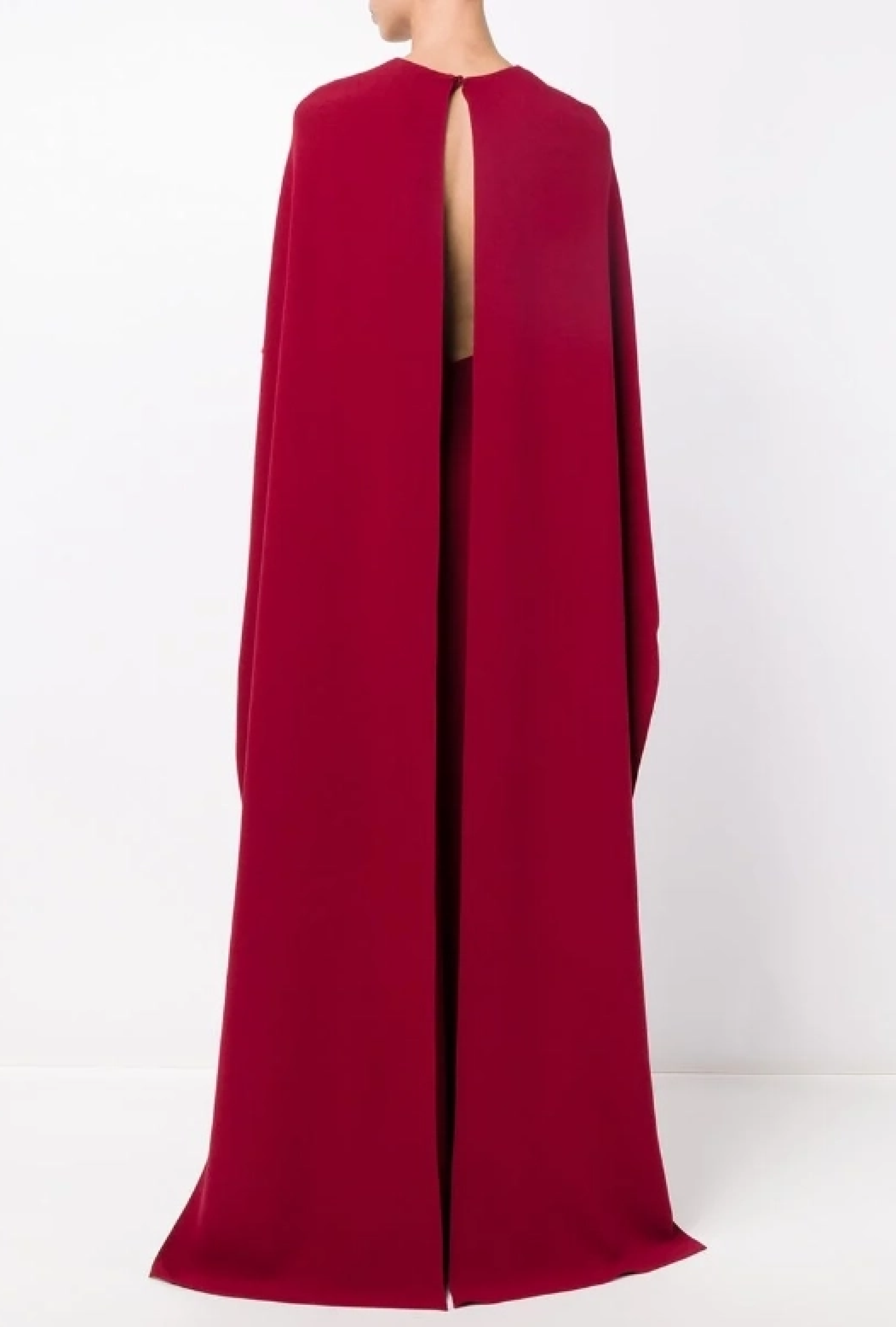Robe Silk Cape Gown