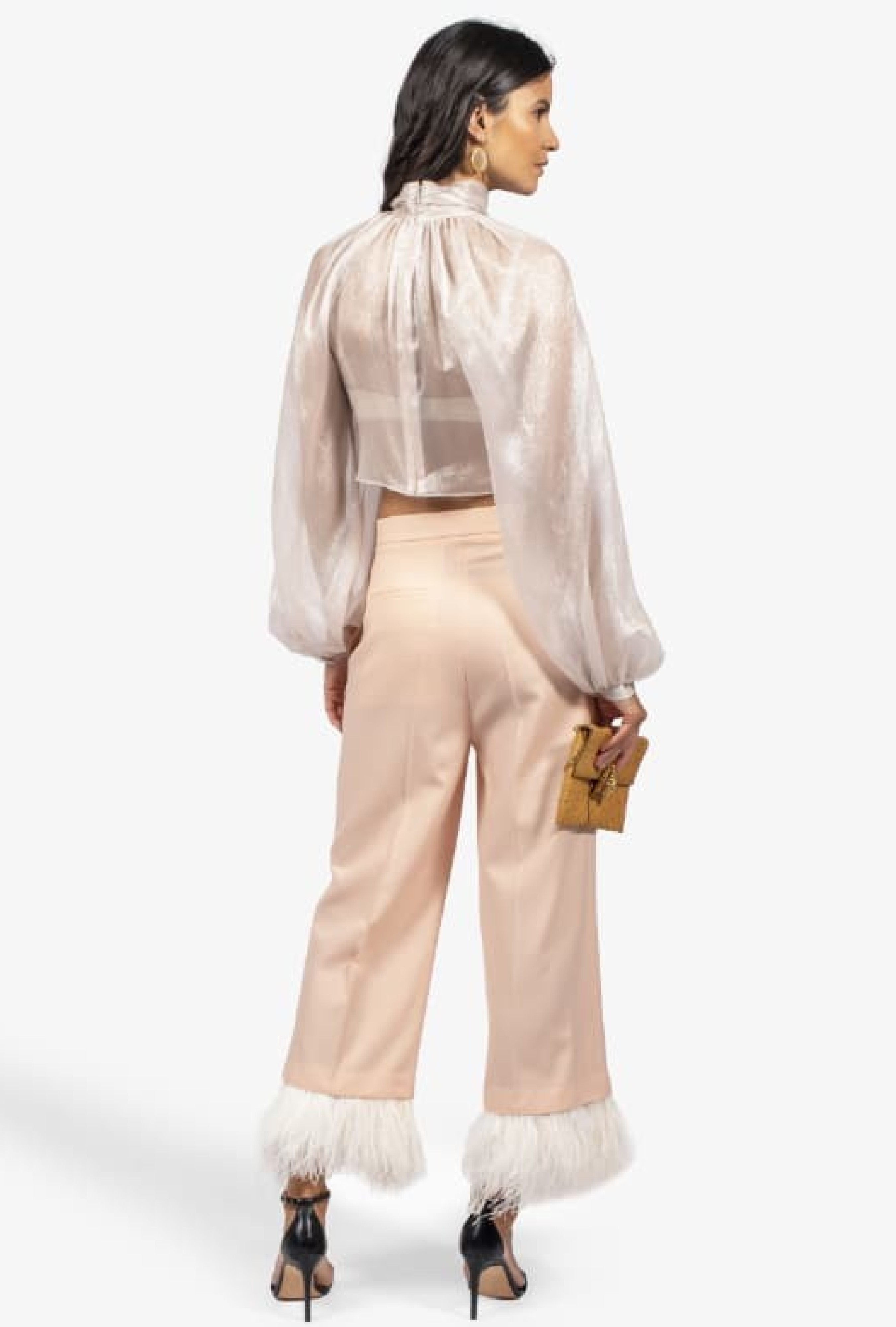 Pantalon Trim Cropped