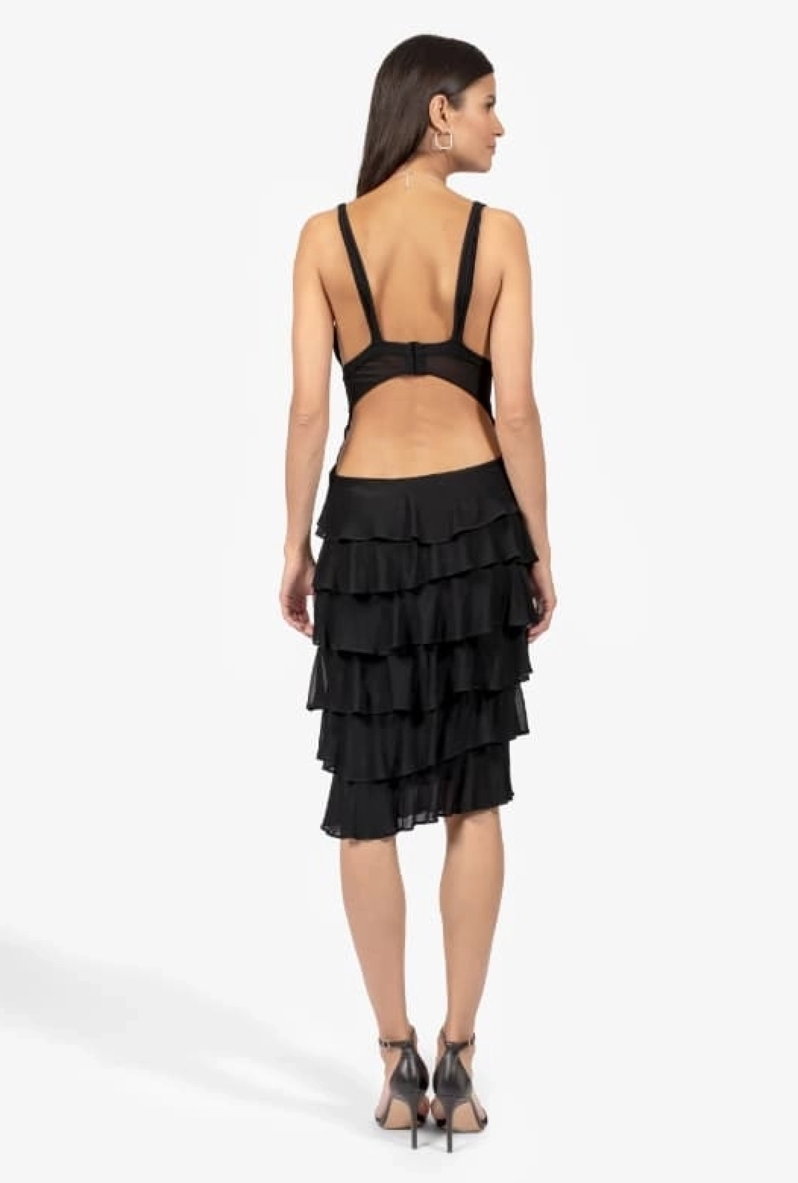 Robe Yves Saint Laurent Black Gather