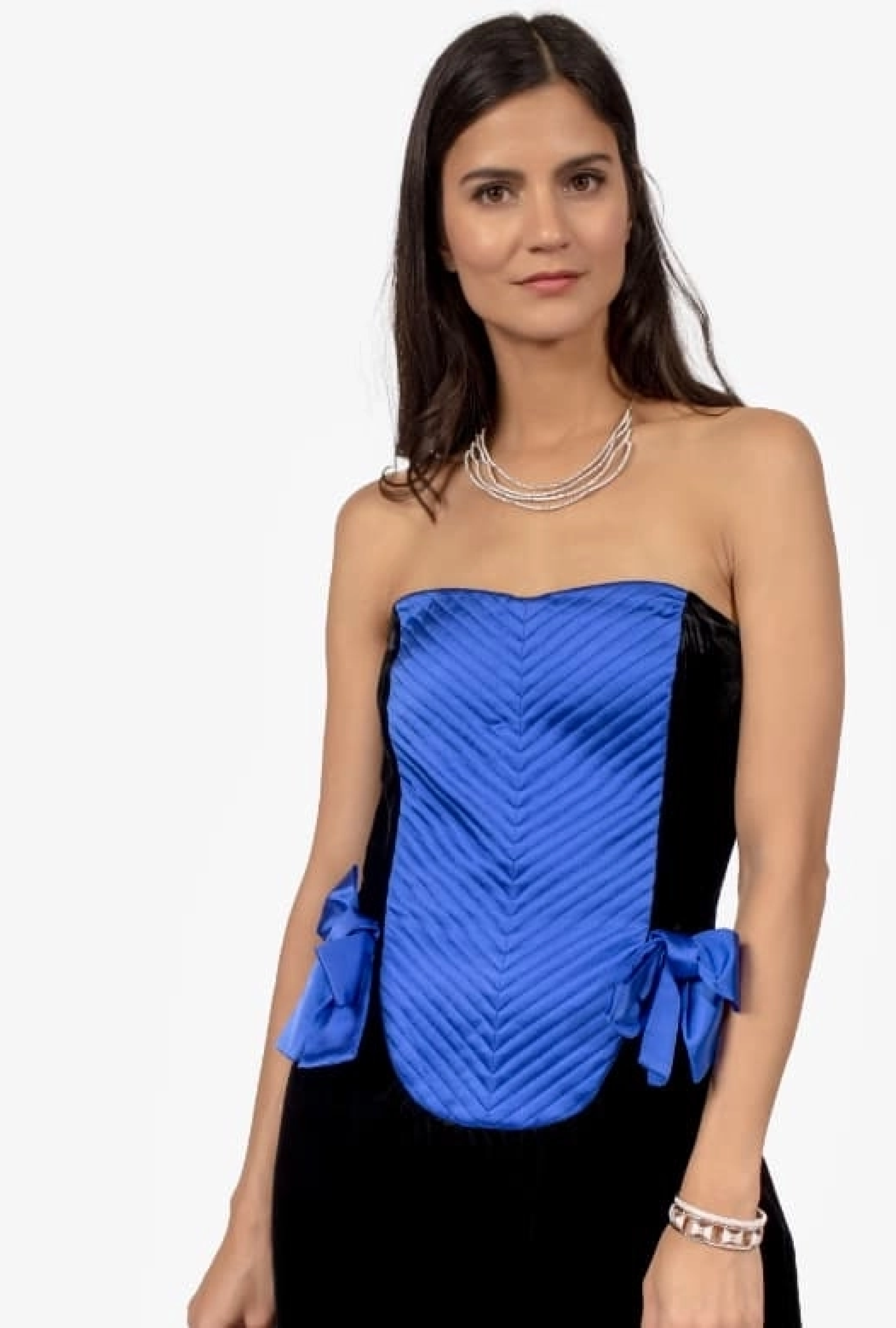 Robe Blue Bustier