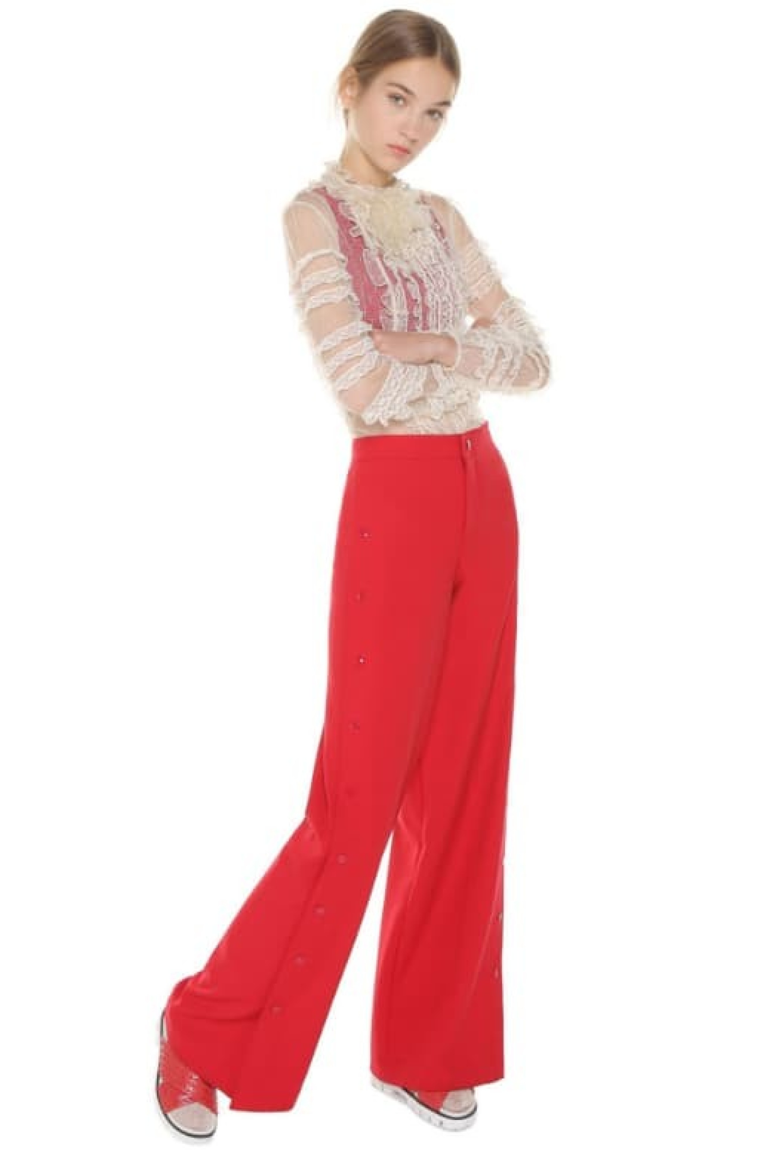 Pantalon Cady Rouge