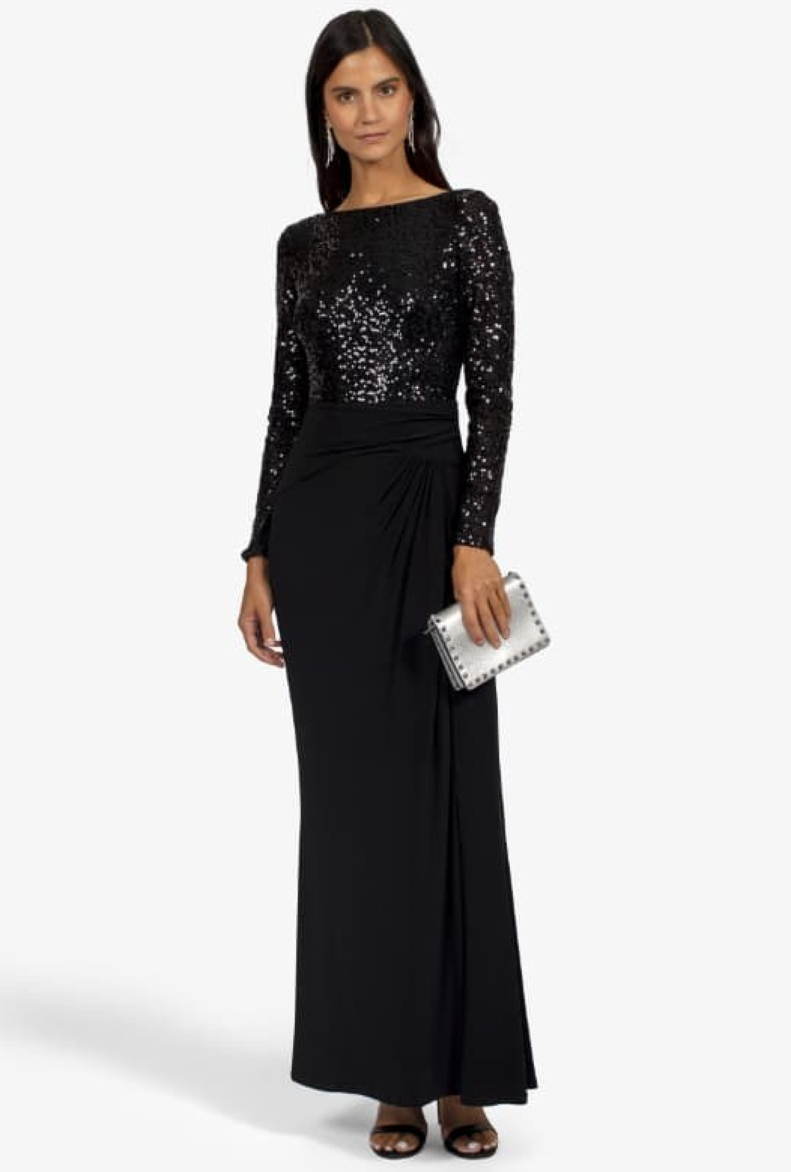 Robe Long Sleeves Sequined-Exclusivité web