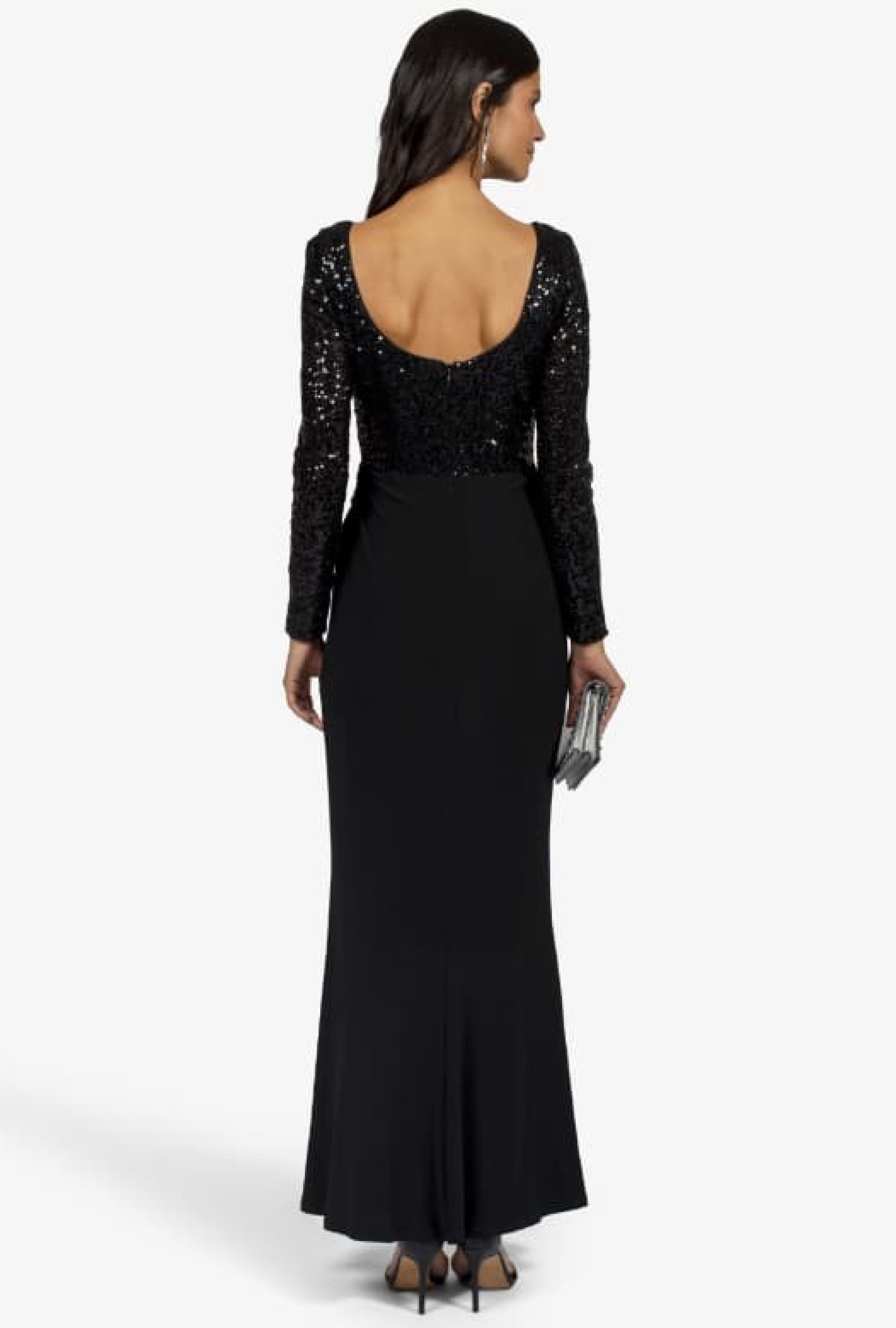 Robe Long Sleeves Sequined-Exclusivité web