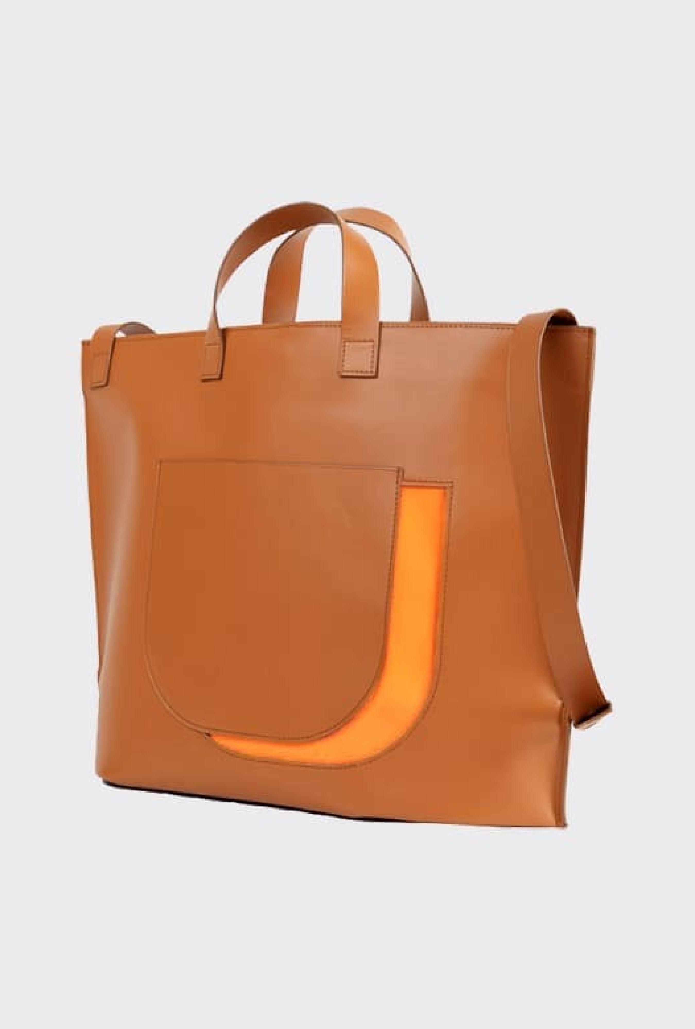Sac Hando N°5 Camel/Orange