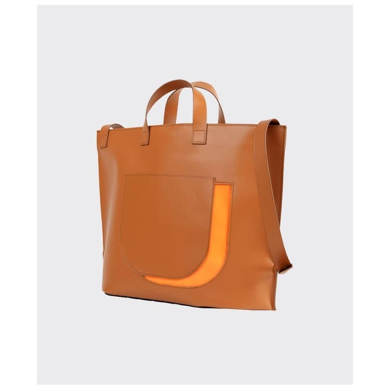 Sac Hando N°5 Camel/Orange