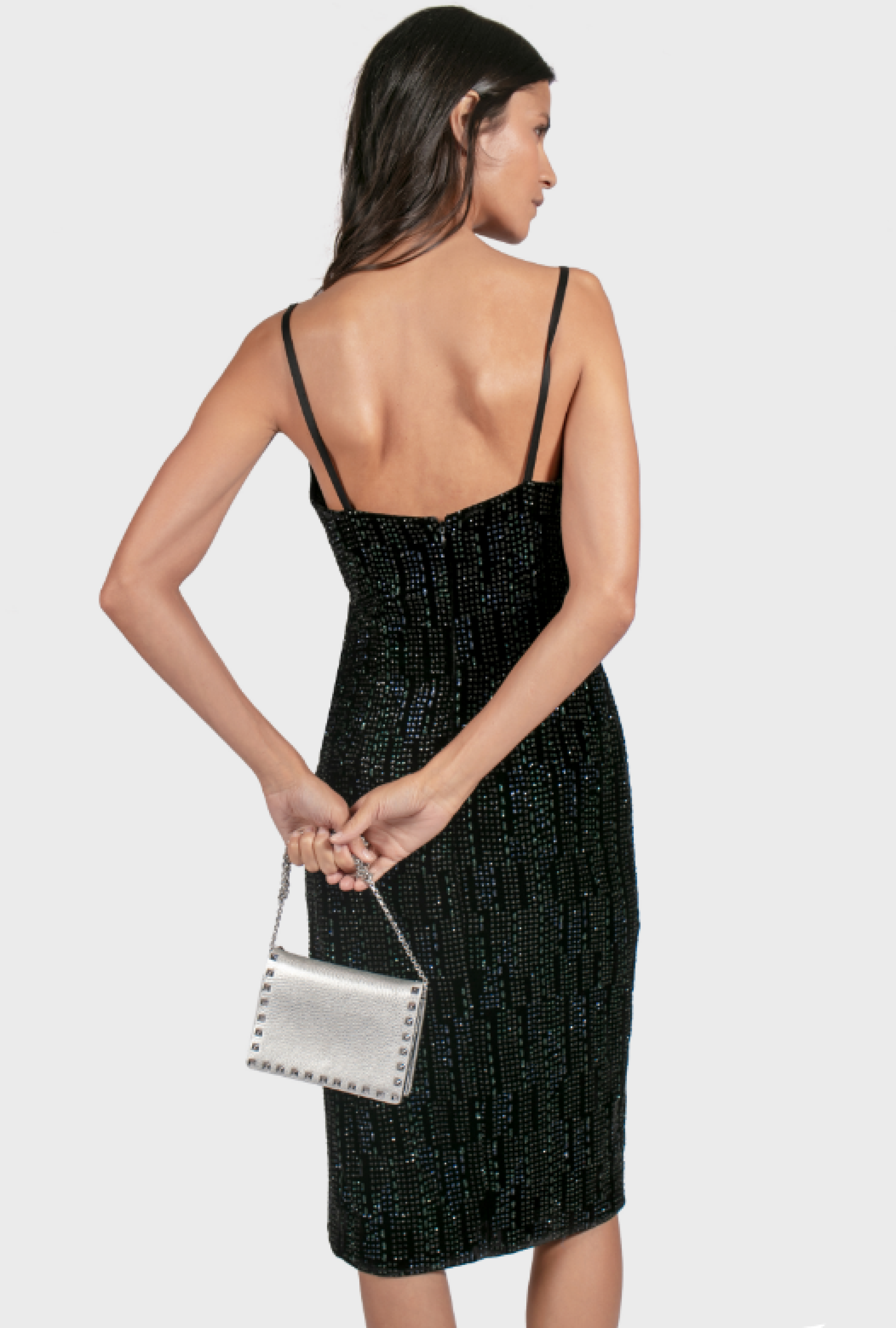 Robe Elena Black Emerald