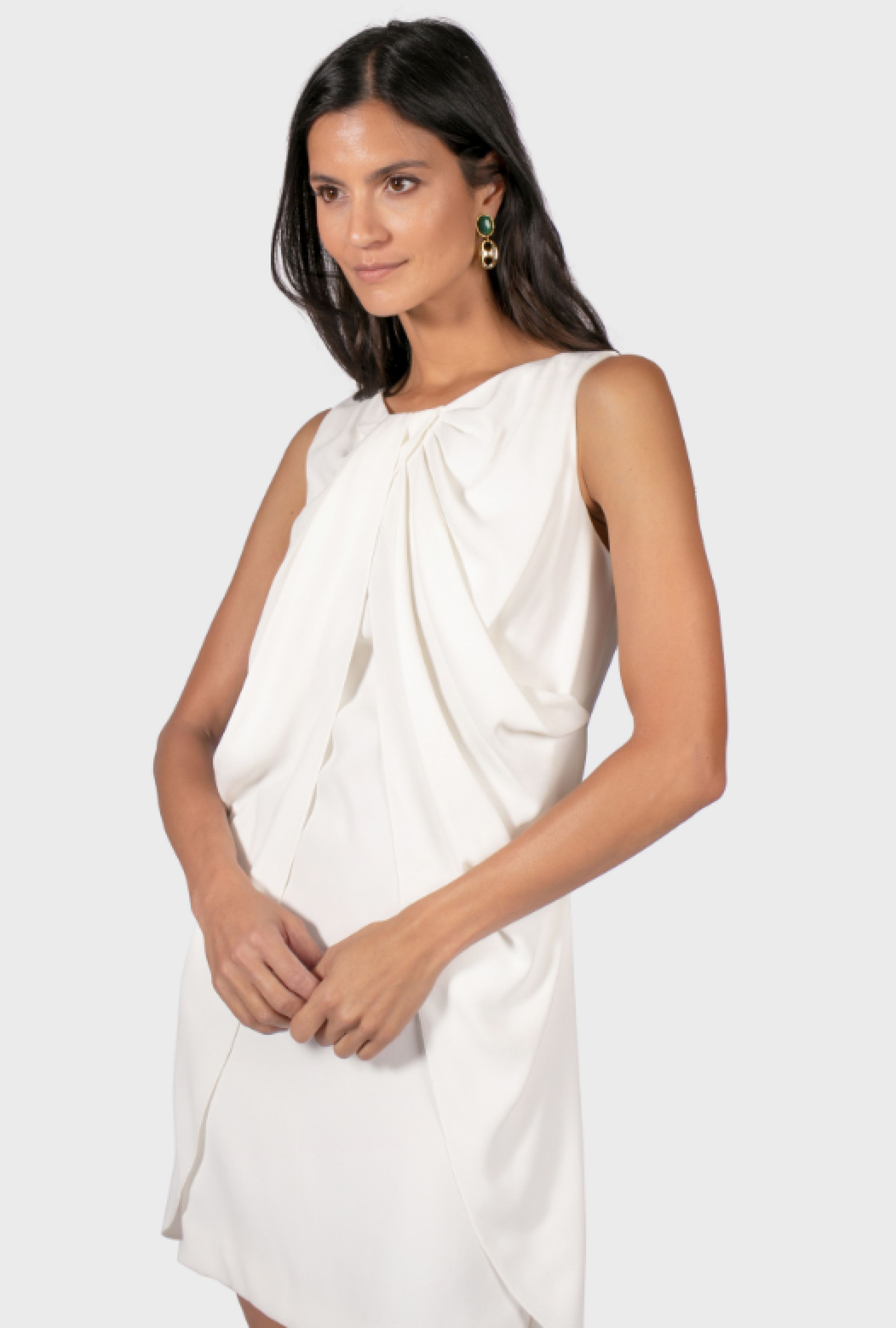 Robe Draped White