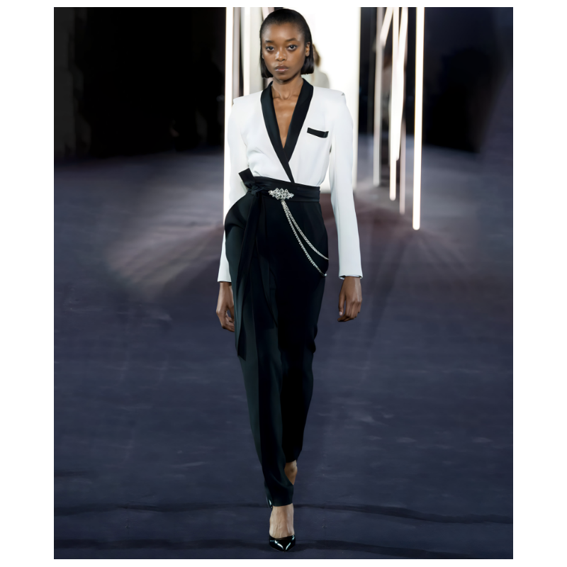 Combinaison Cigale Noir et Blanc