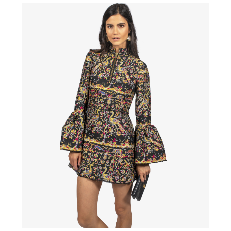 Robe Manches Evasées