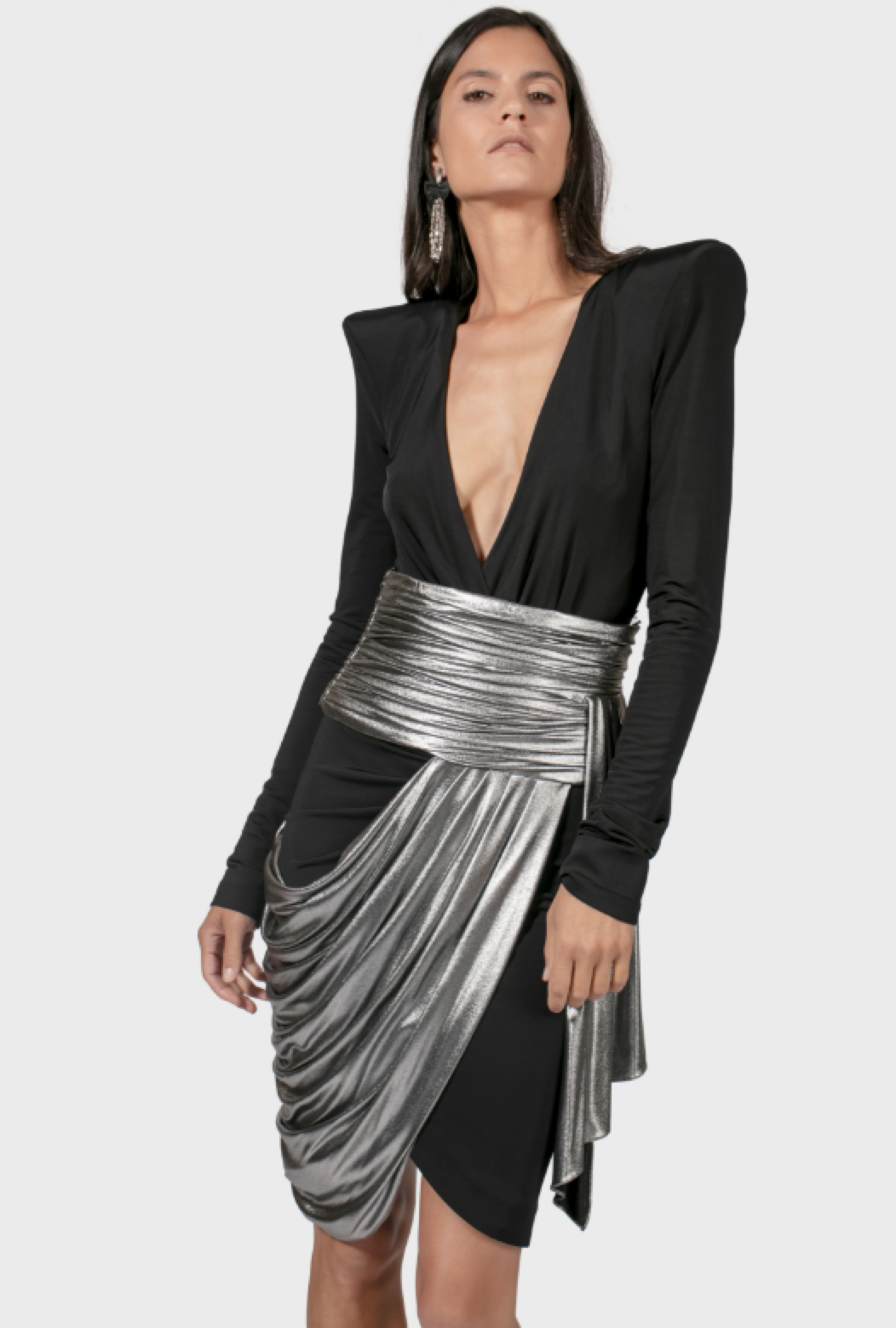 Ceinture Laminated Silver