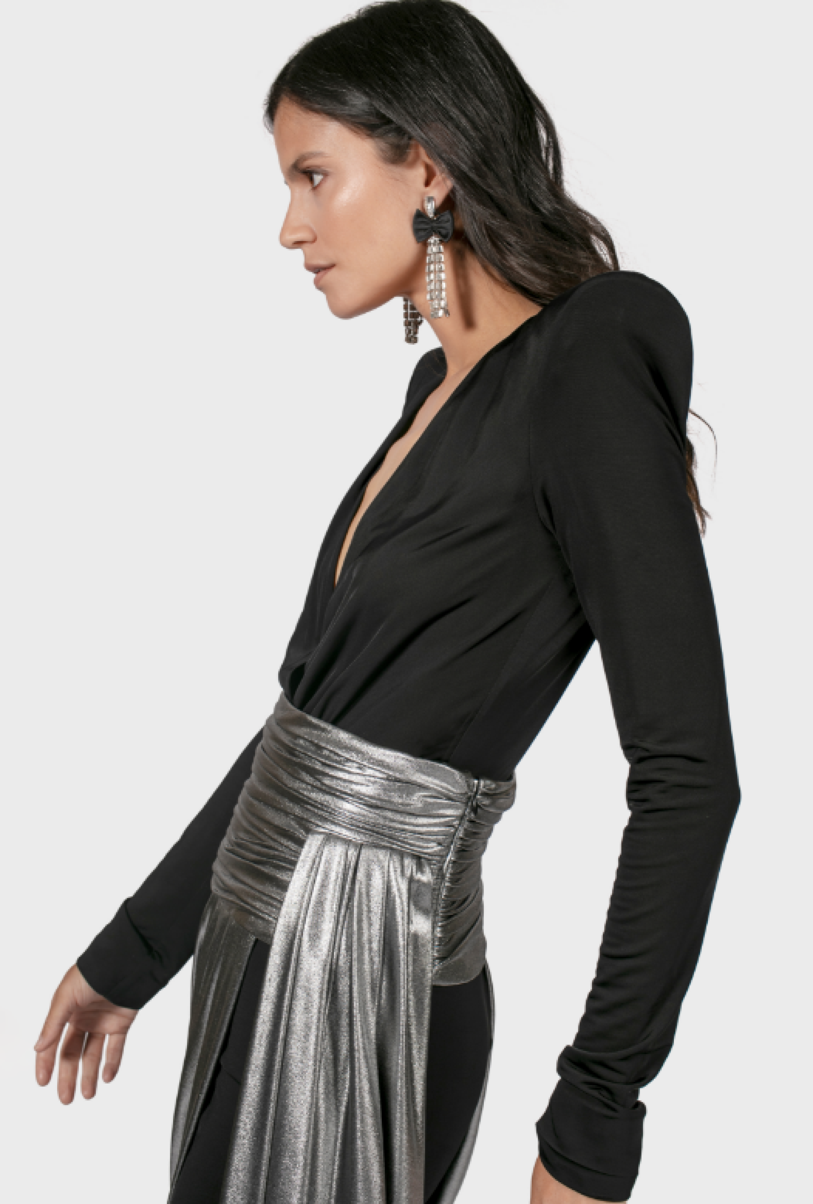 Ceinture Laminated Silver