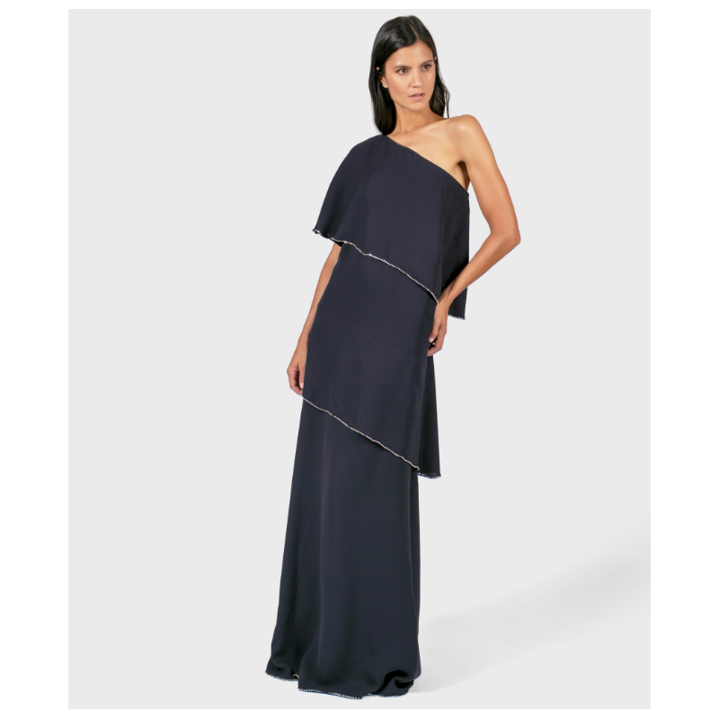 Robe Asymetrique Navy