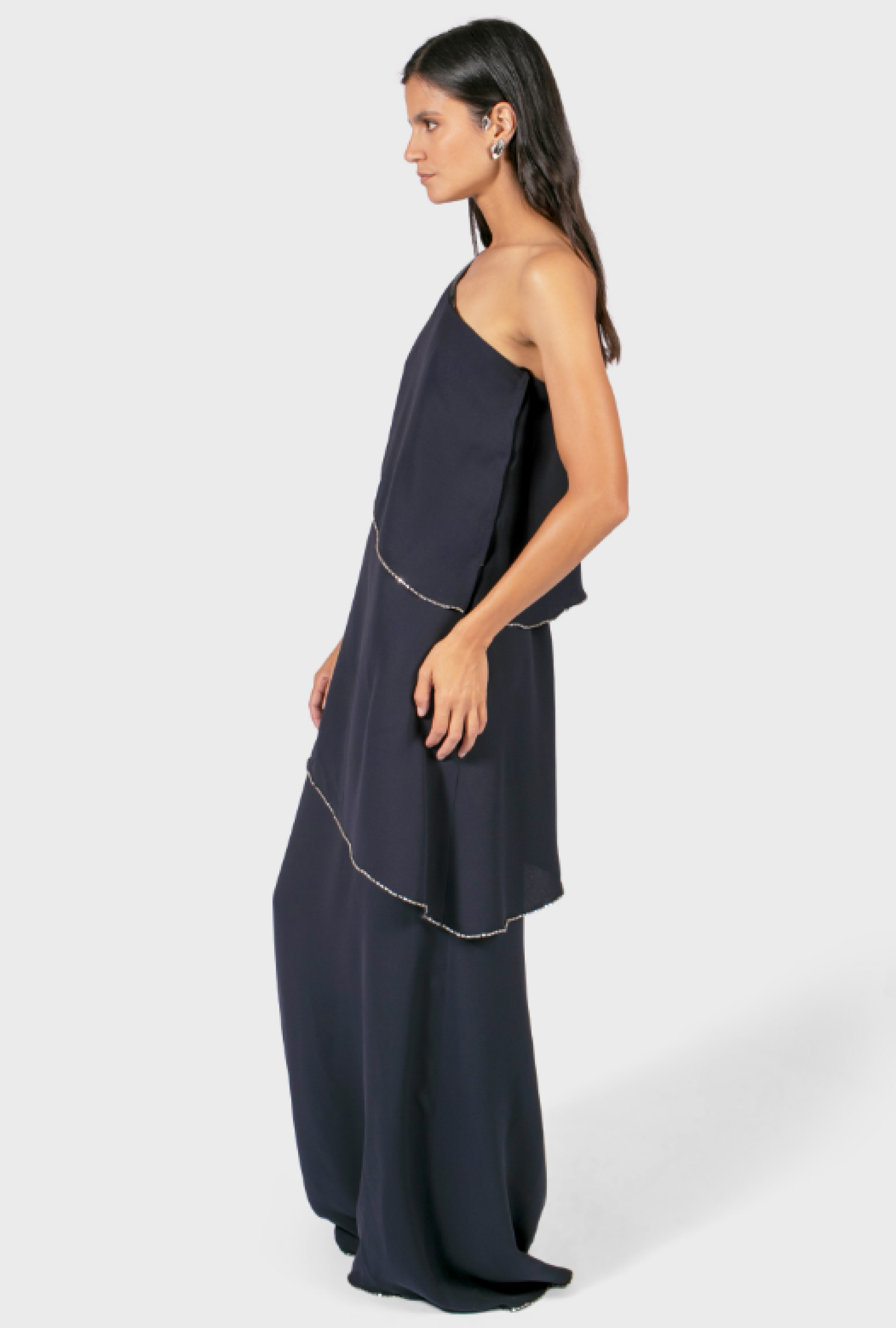Robe Asymetrique Navy