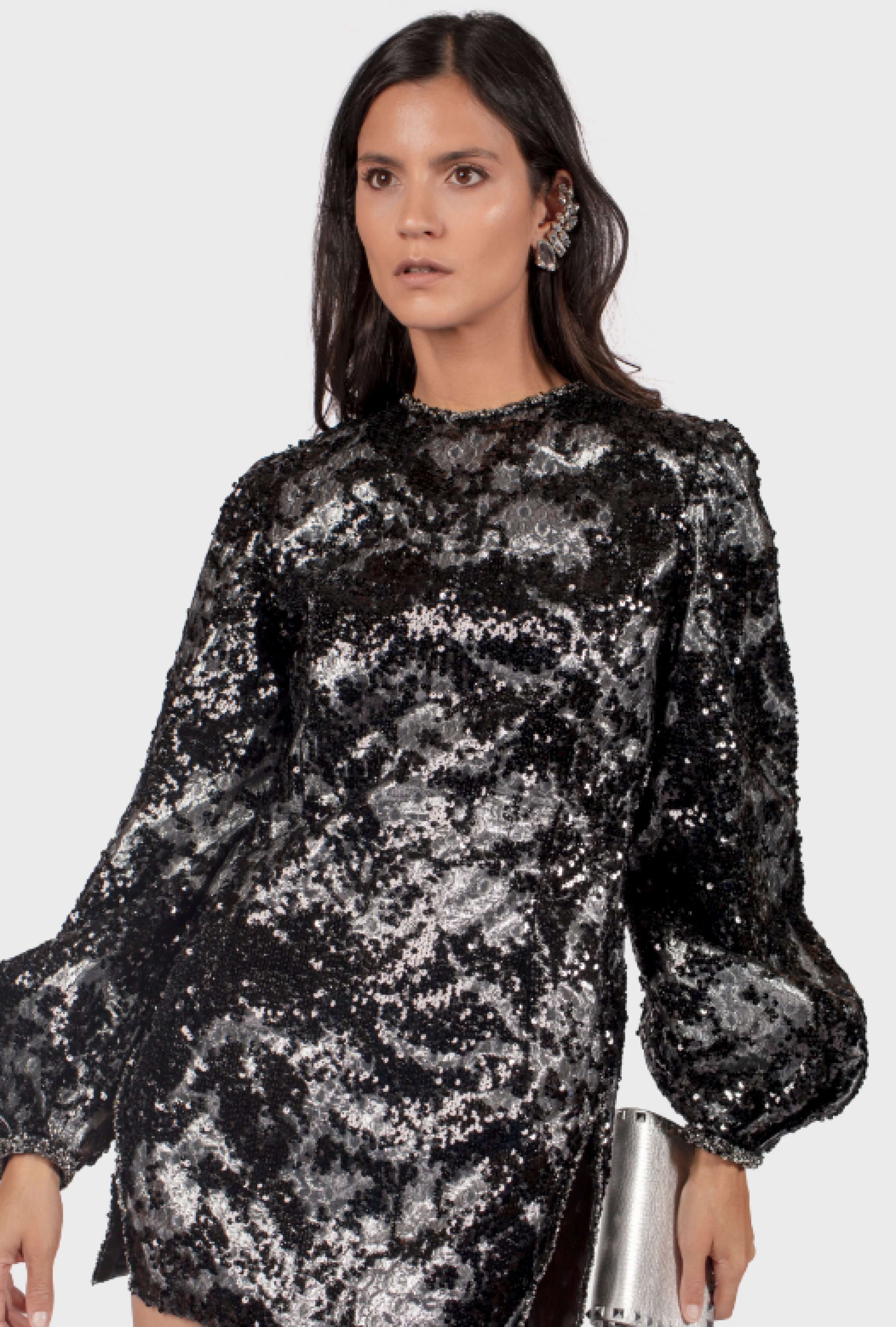 Robe Jonquille Sequin