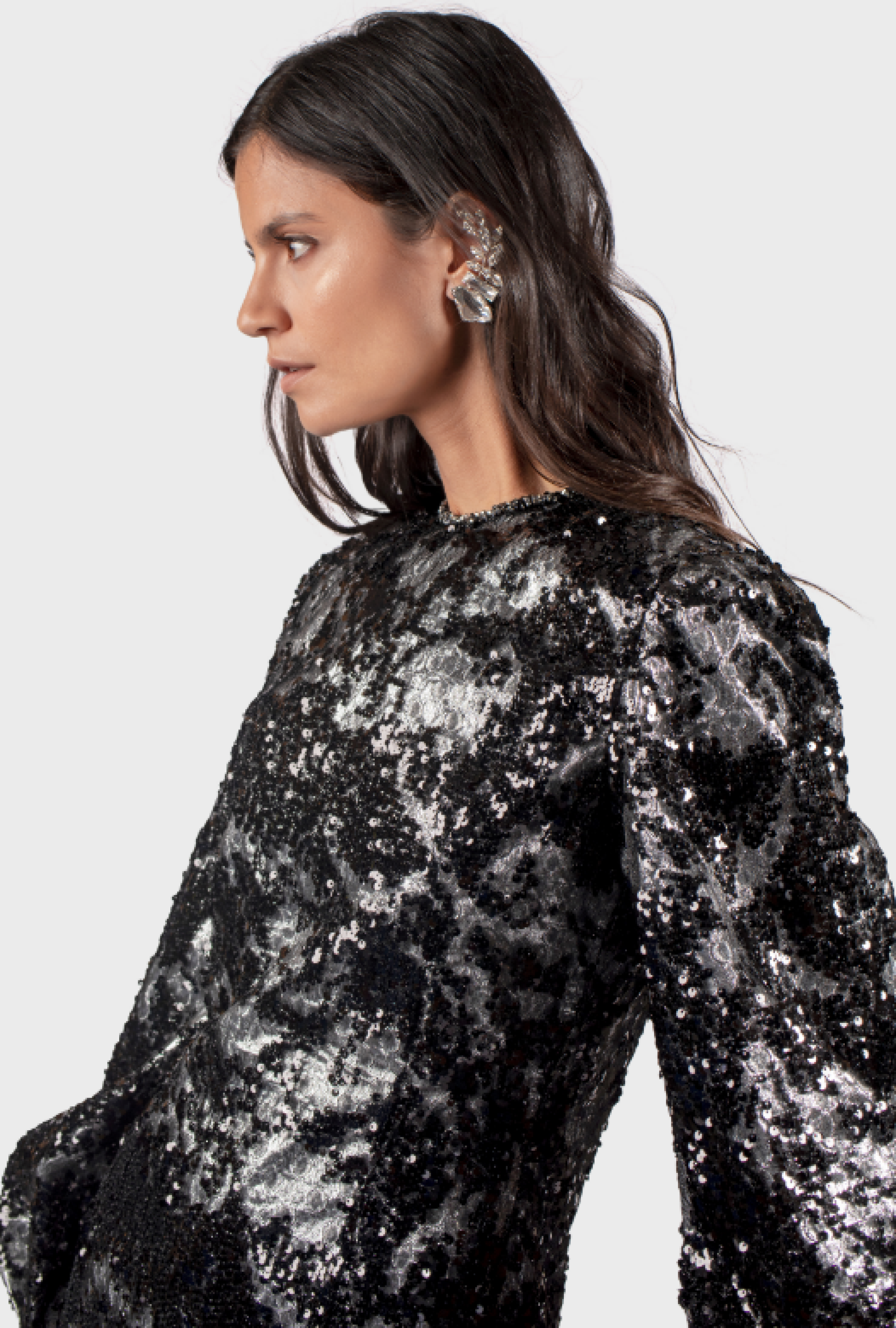 Robe Jonquille Sequin