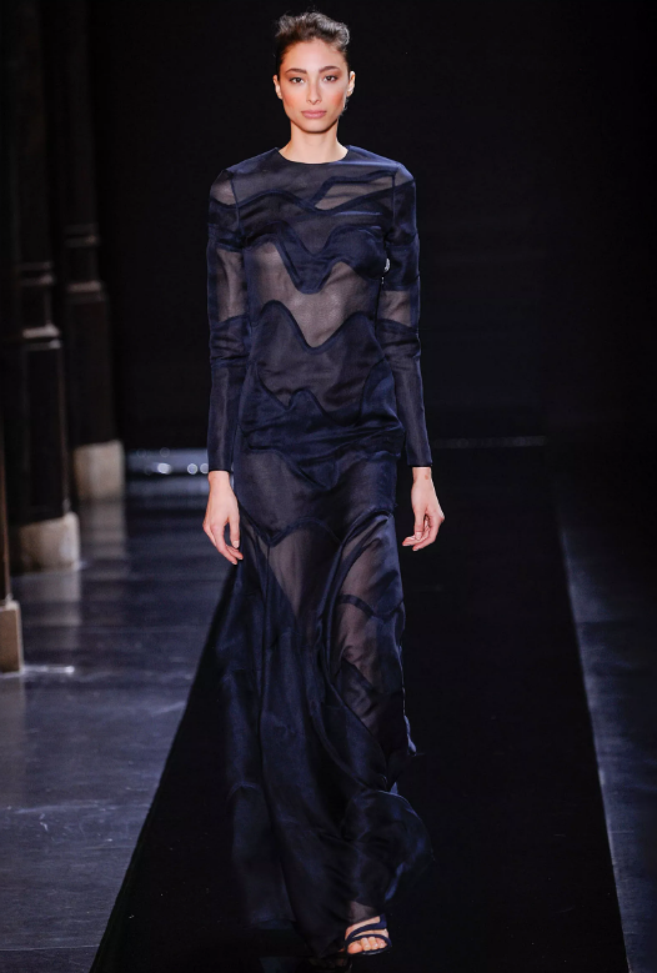 Robe Blue Sheer SS2015