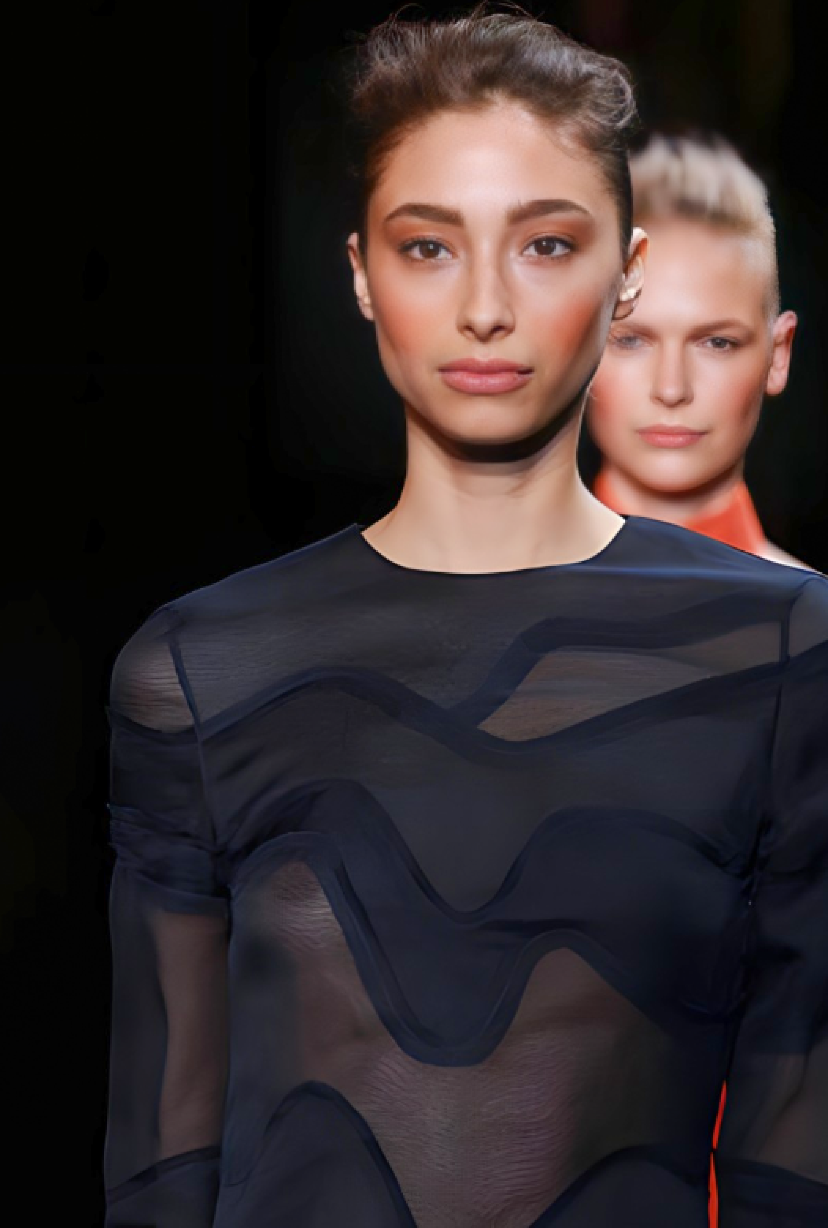 Robe Blue Sheer SS2015