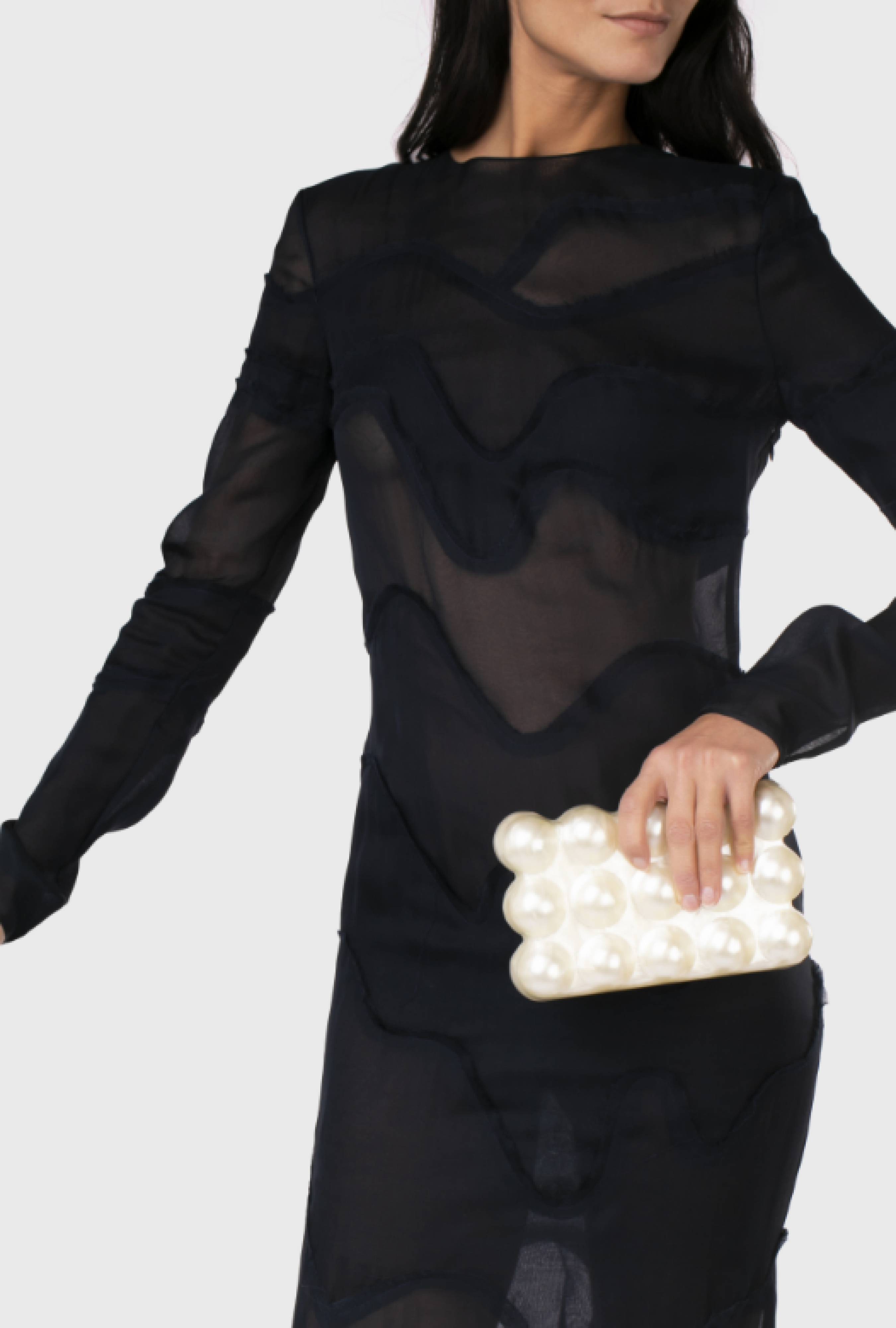 Robe Blue Sheer SS2015