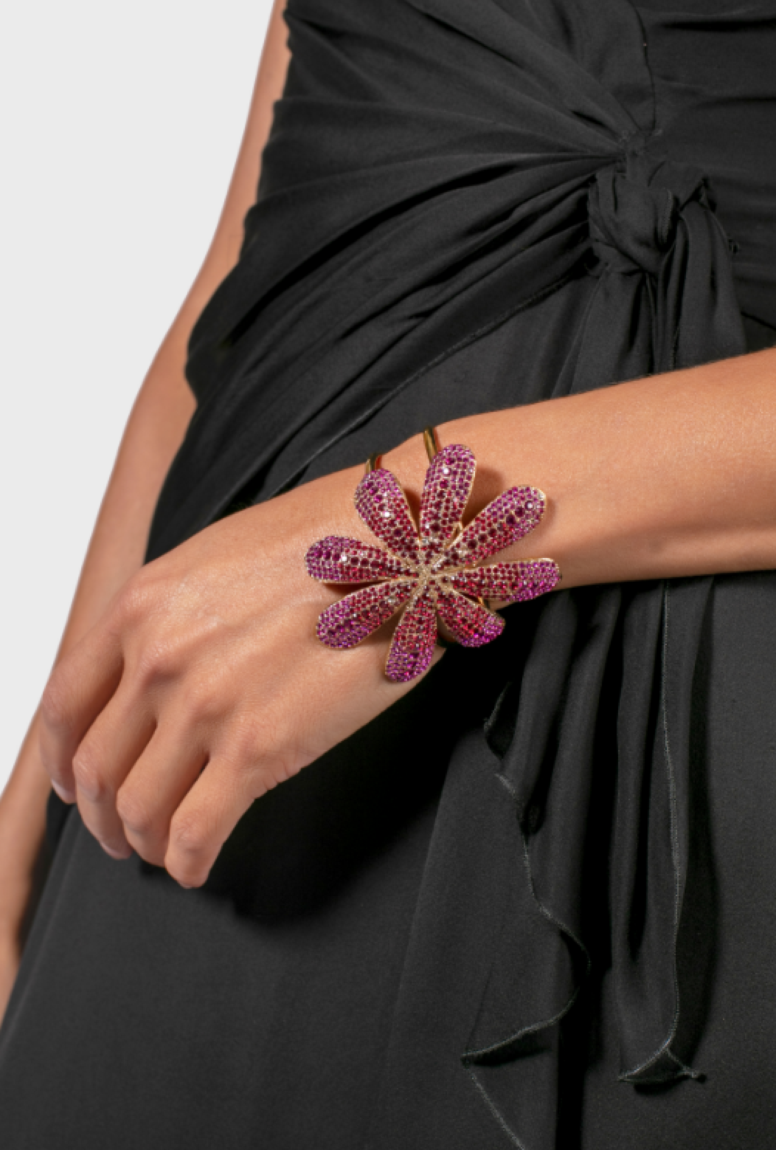 Manchette Fleur Rose