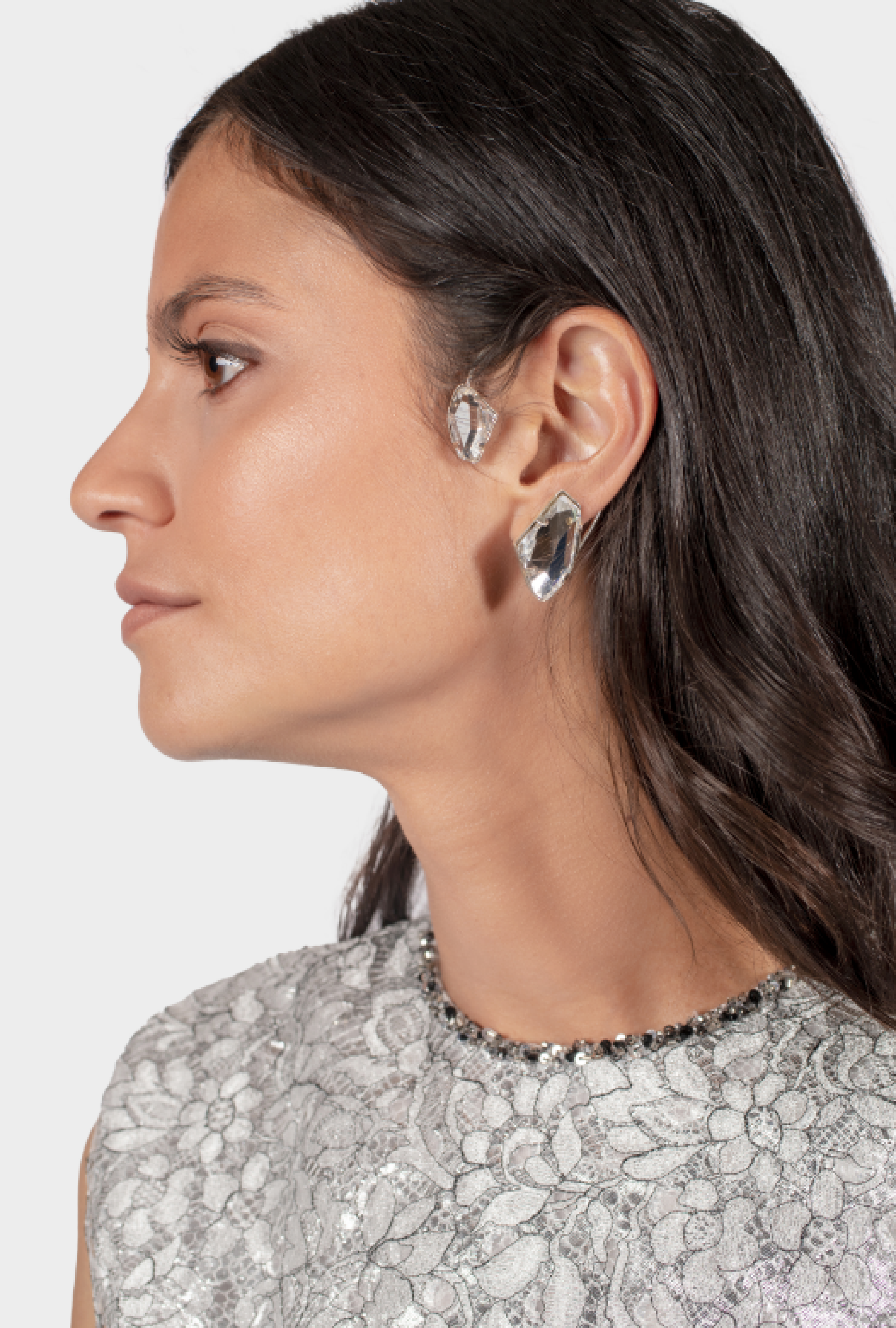 Mono Boucle Deux Pierres