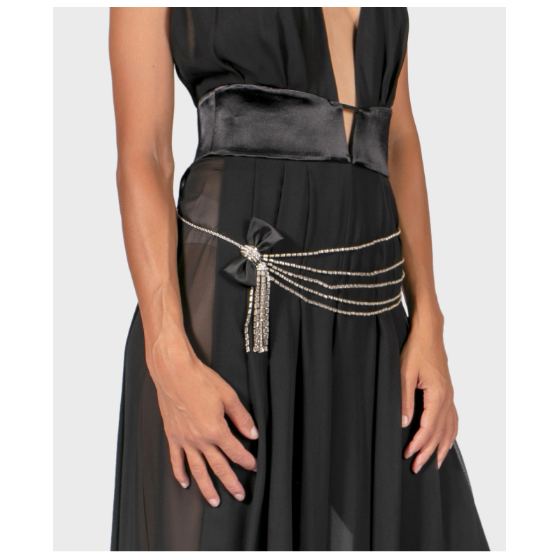 Ceinture Nœud Argent