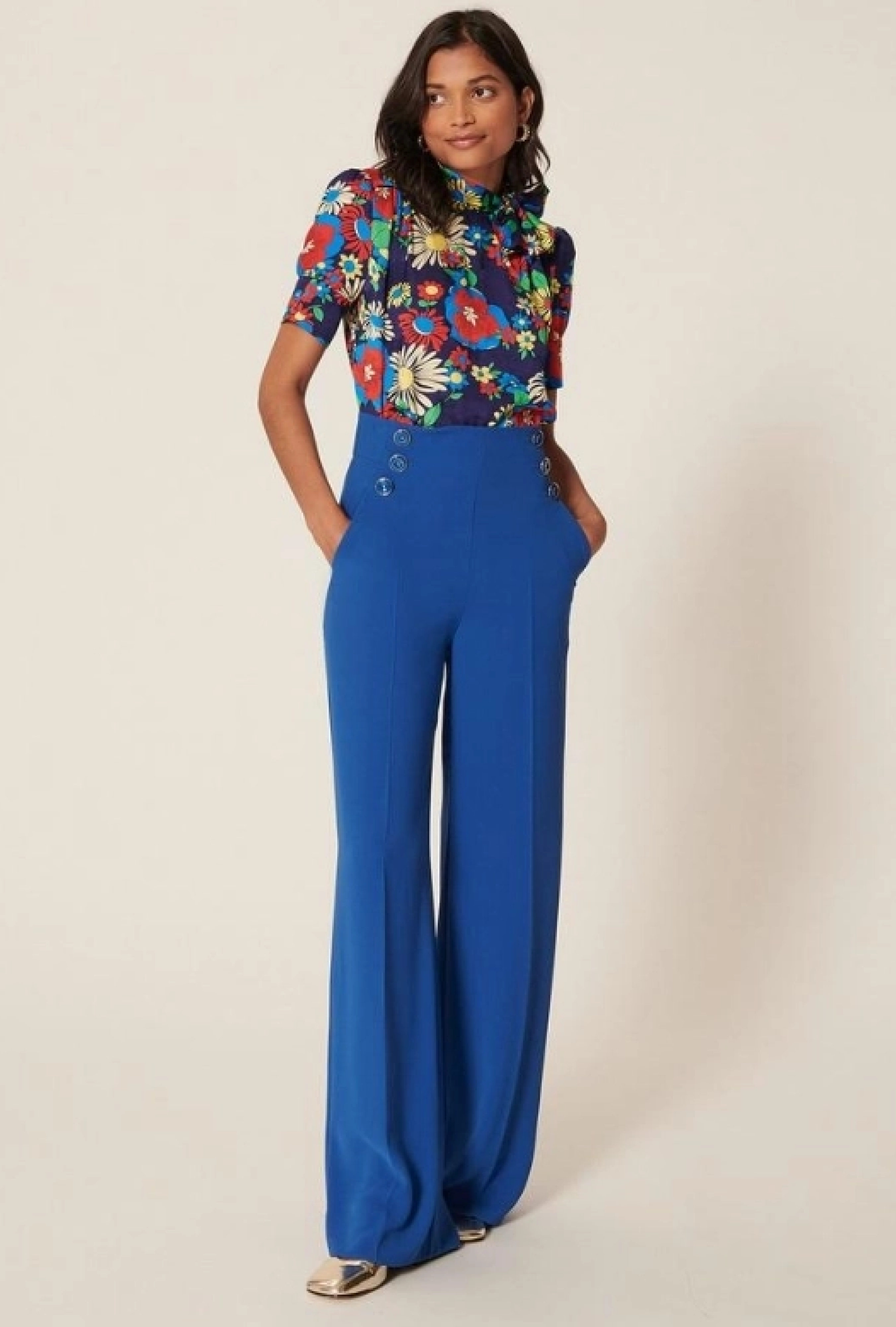 Pantalon Pilar Bleu