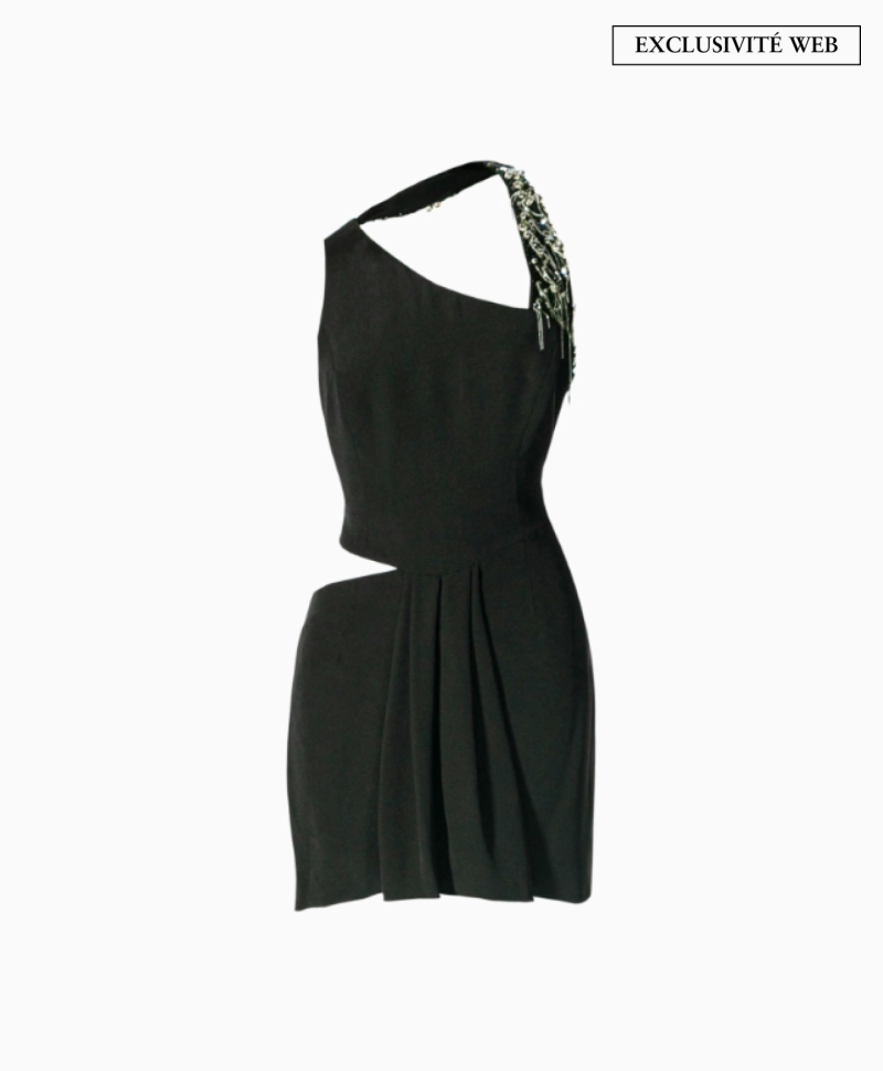 Robe Bretelle A Frange