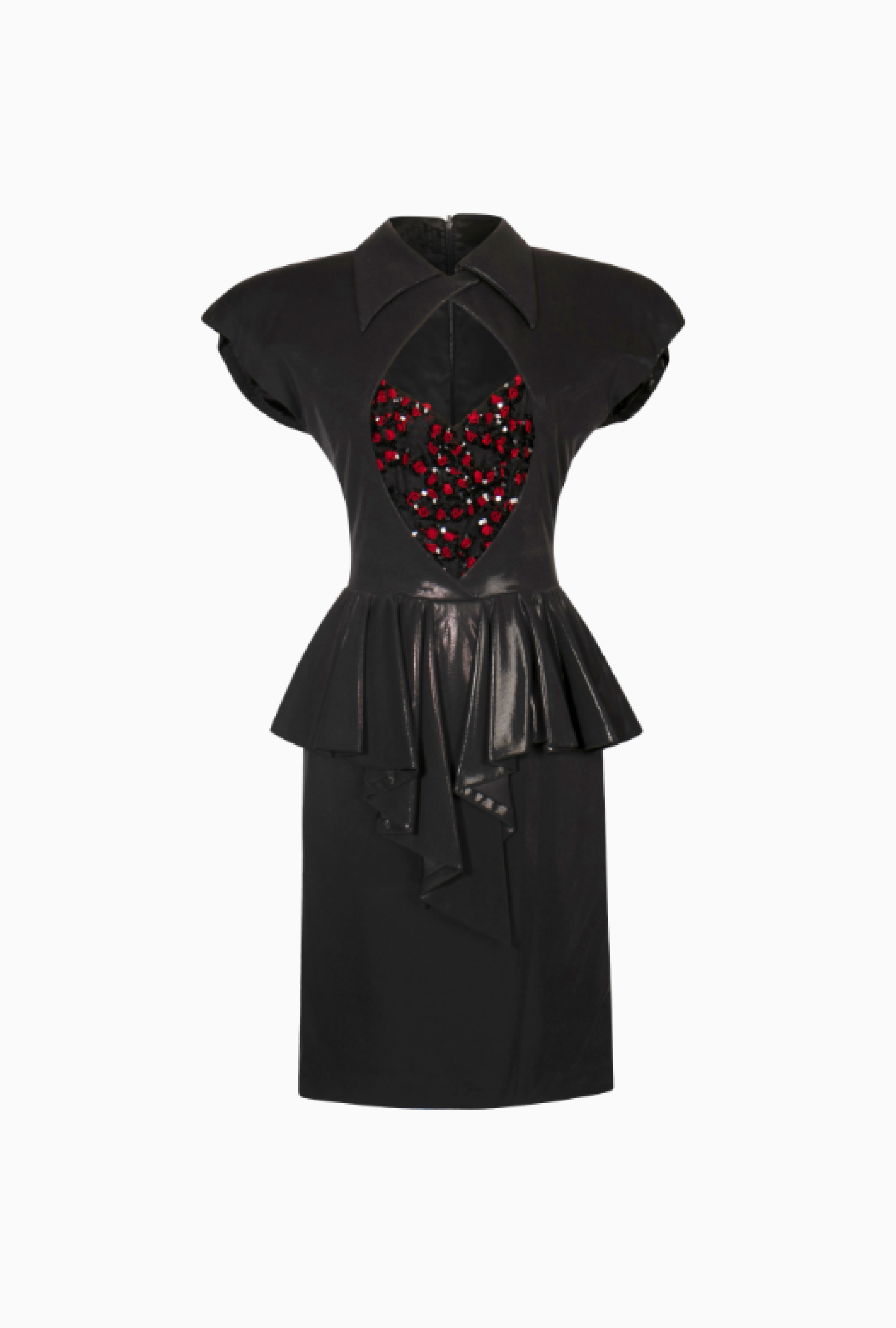 Robe Decollete En Fleurs