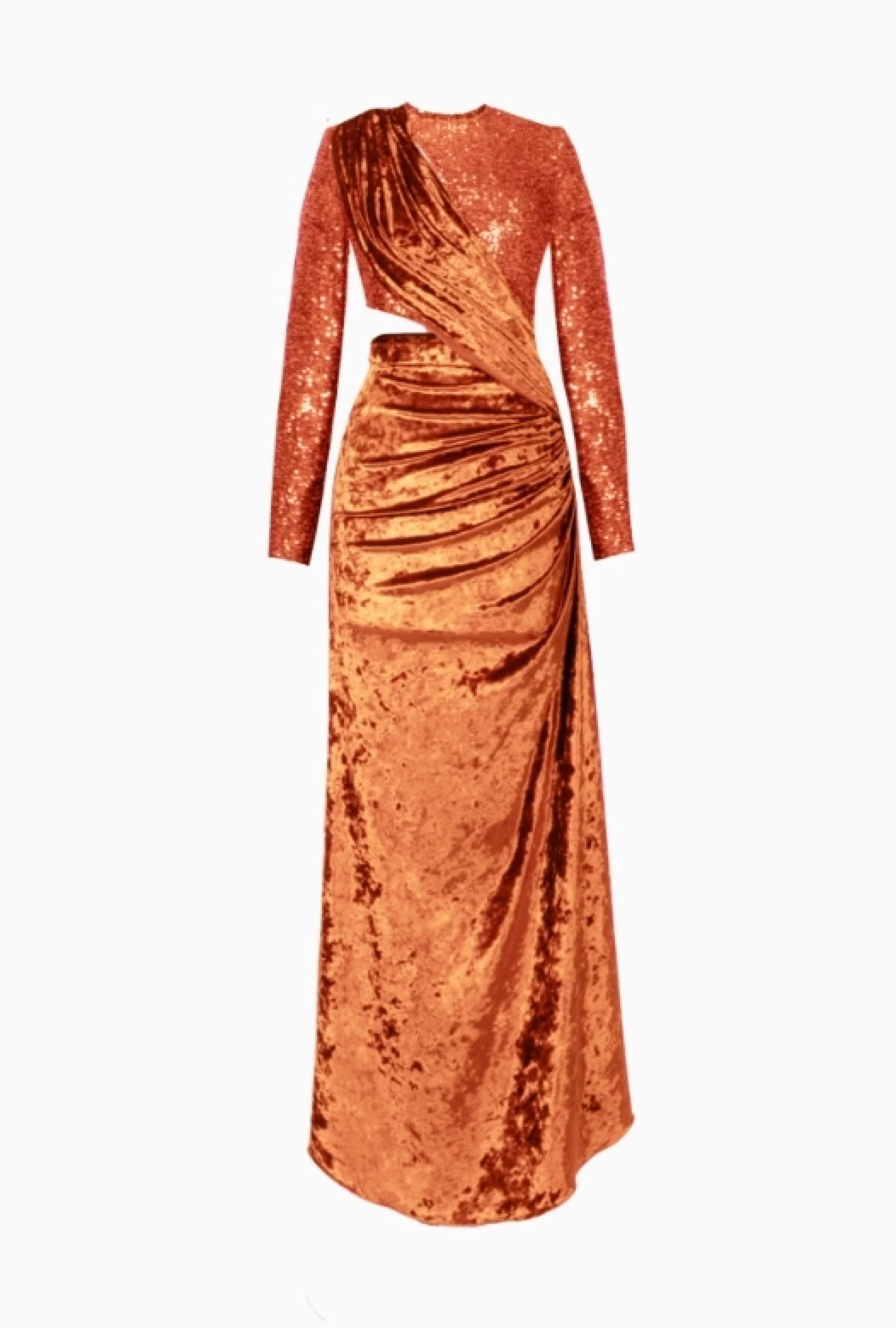 Robe Gala Rust