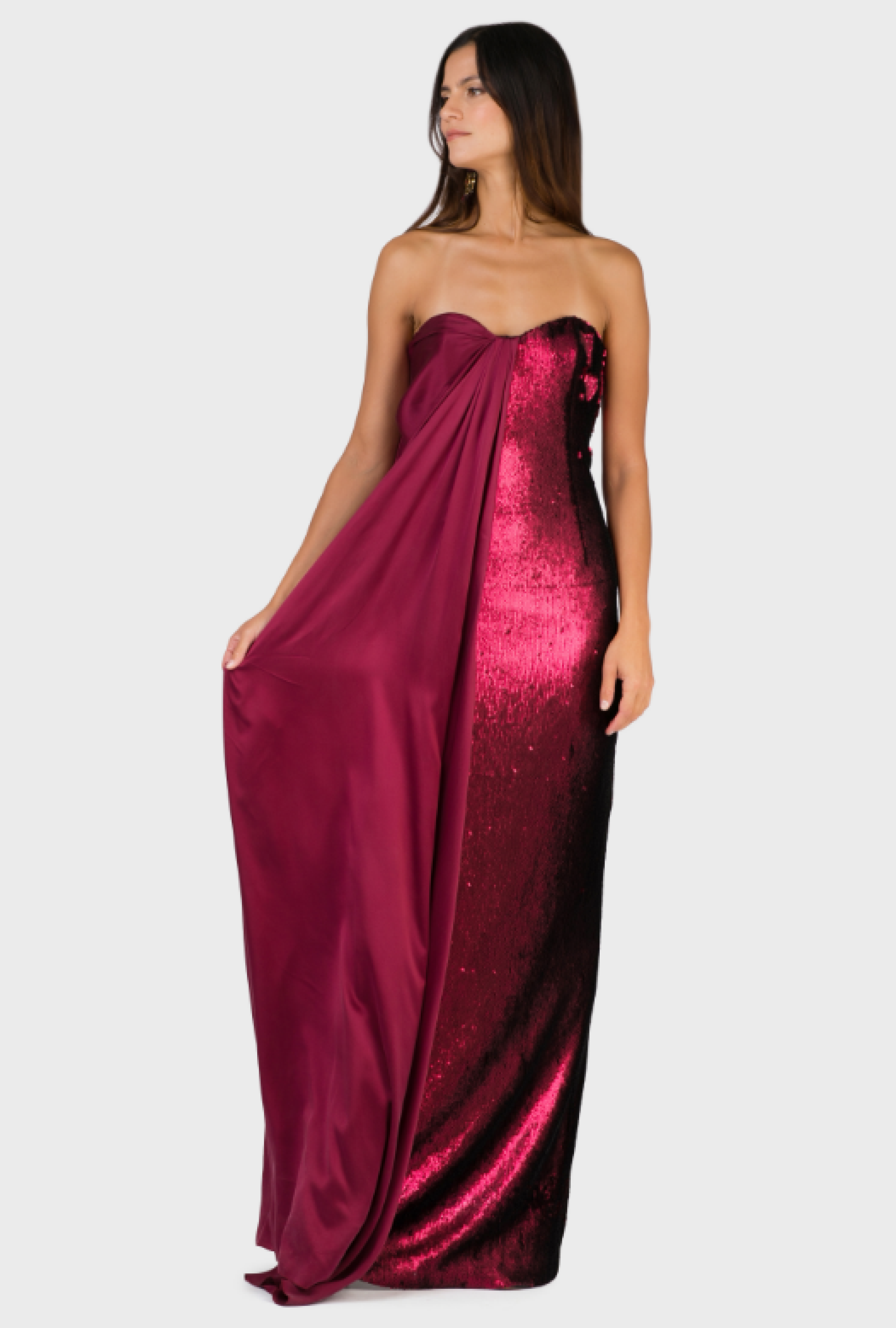 Robe Couture Burgundy