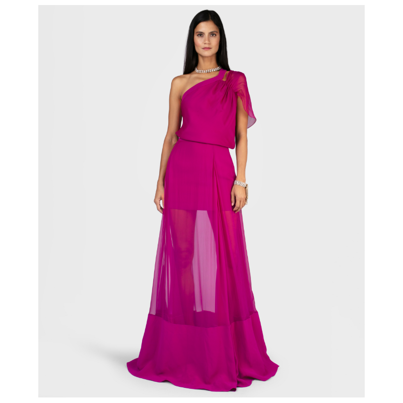 Robe Longue Fuschia