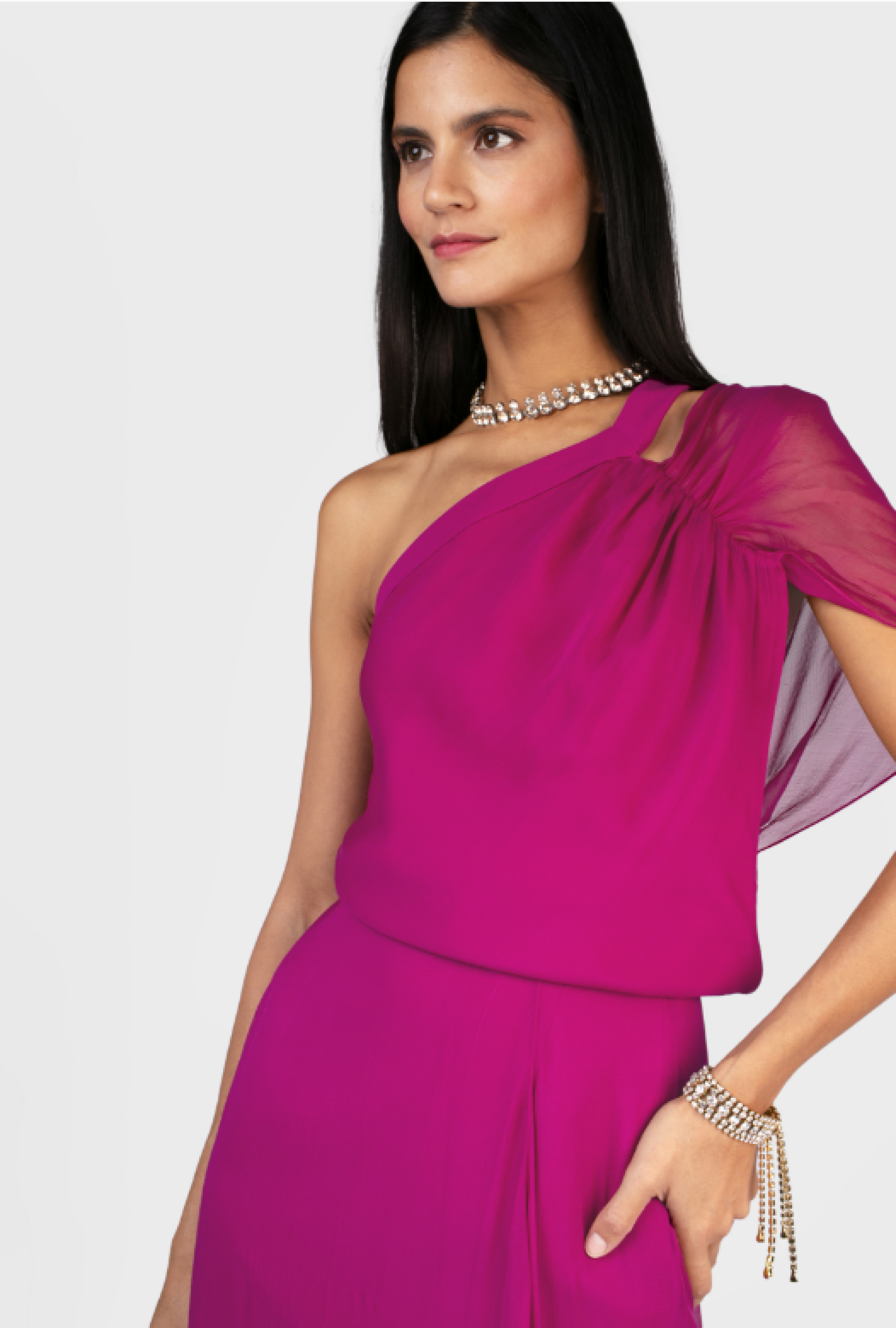 Robe Longue Fuschia