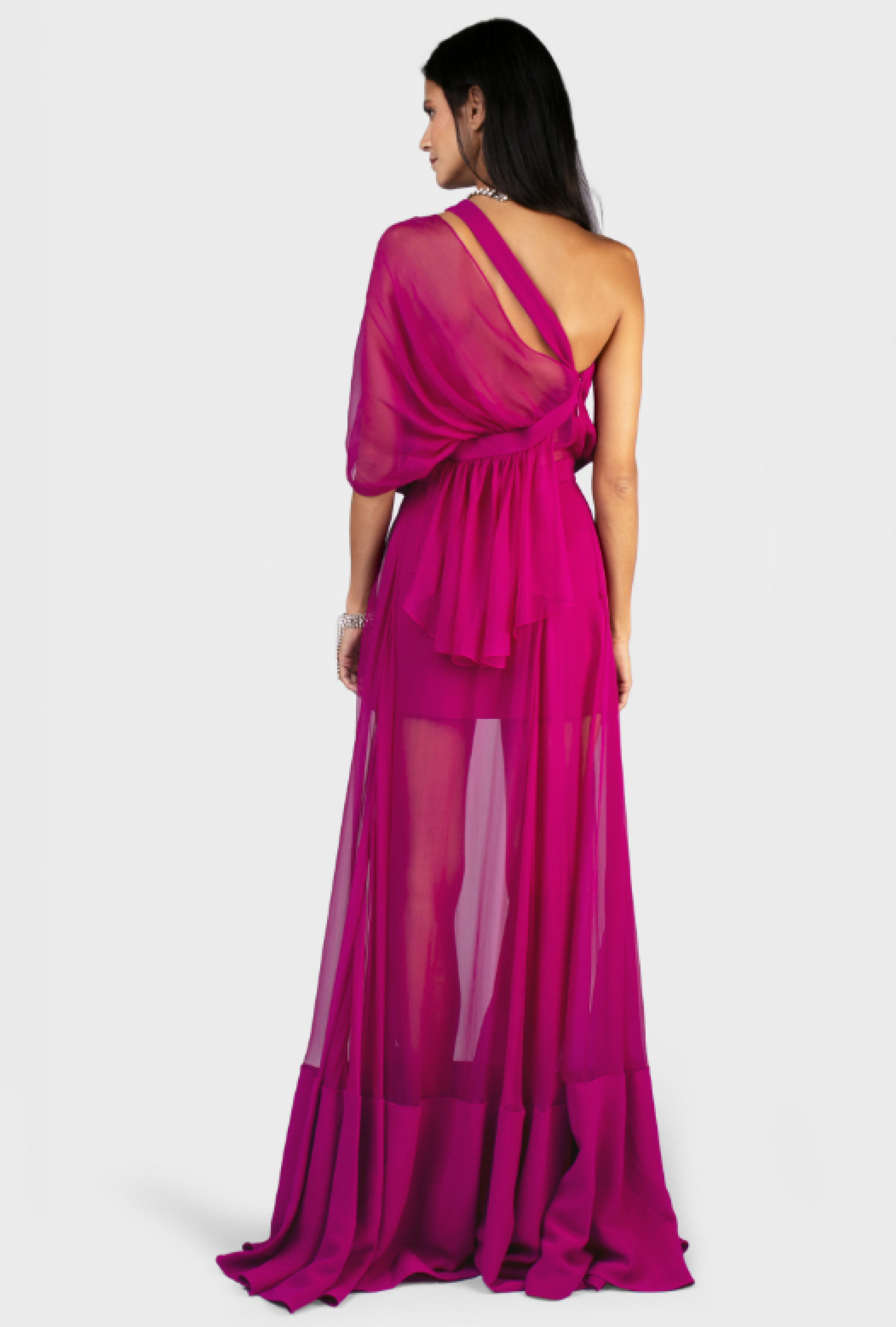 Robe Longue Fuschia