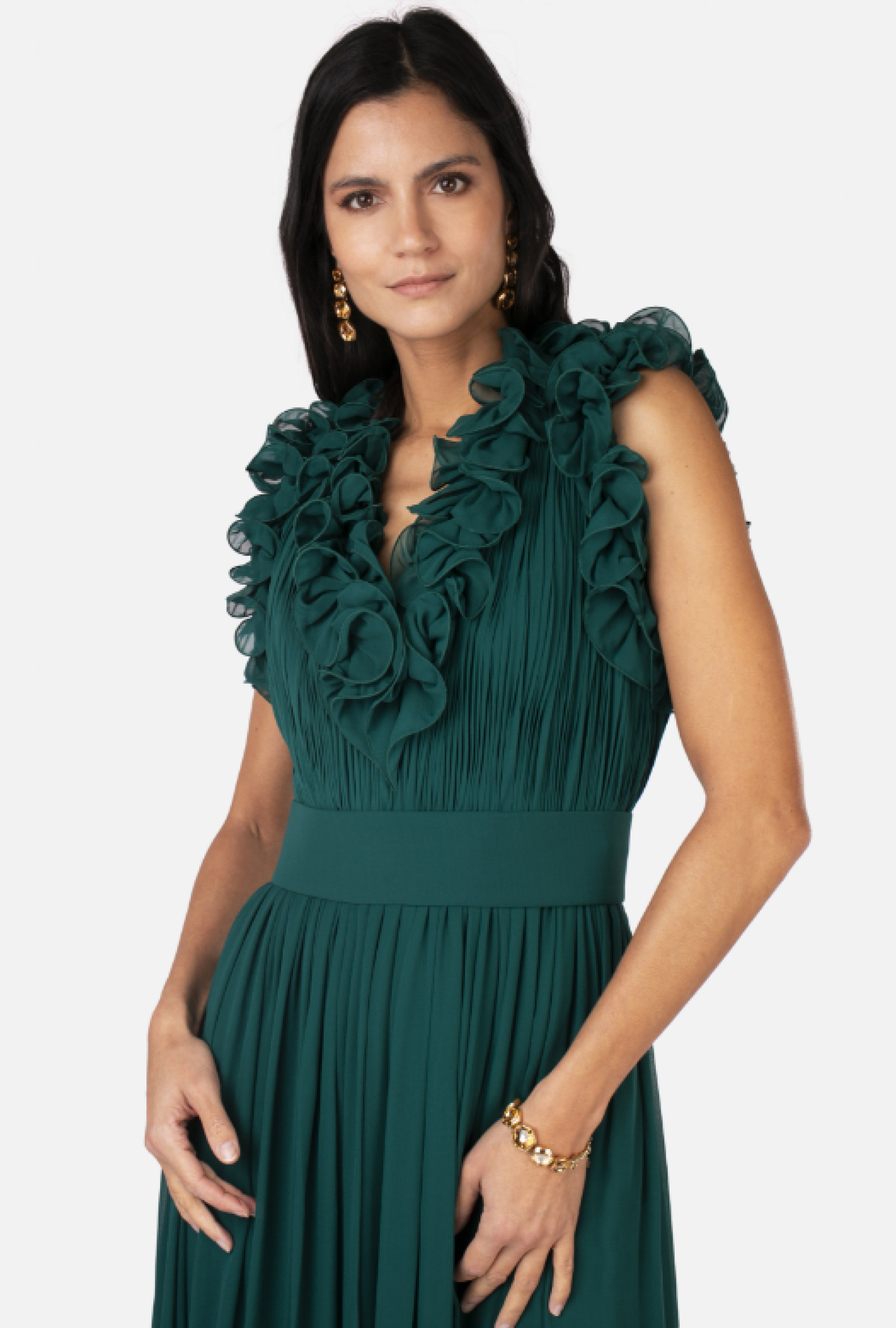 Robe Green silk