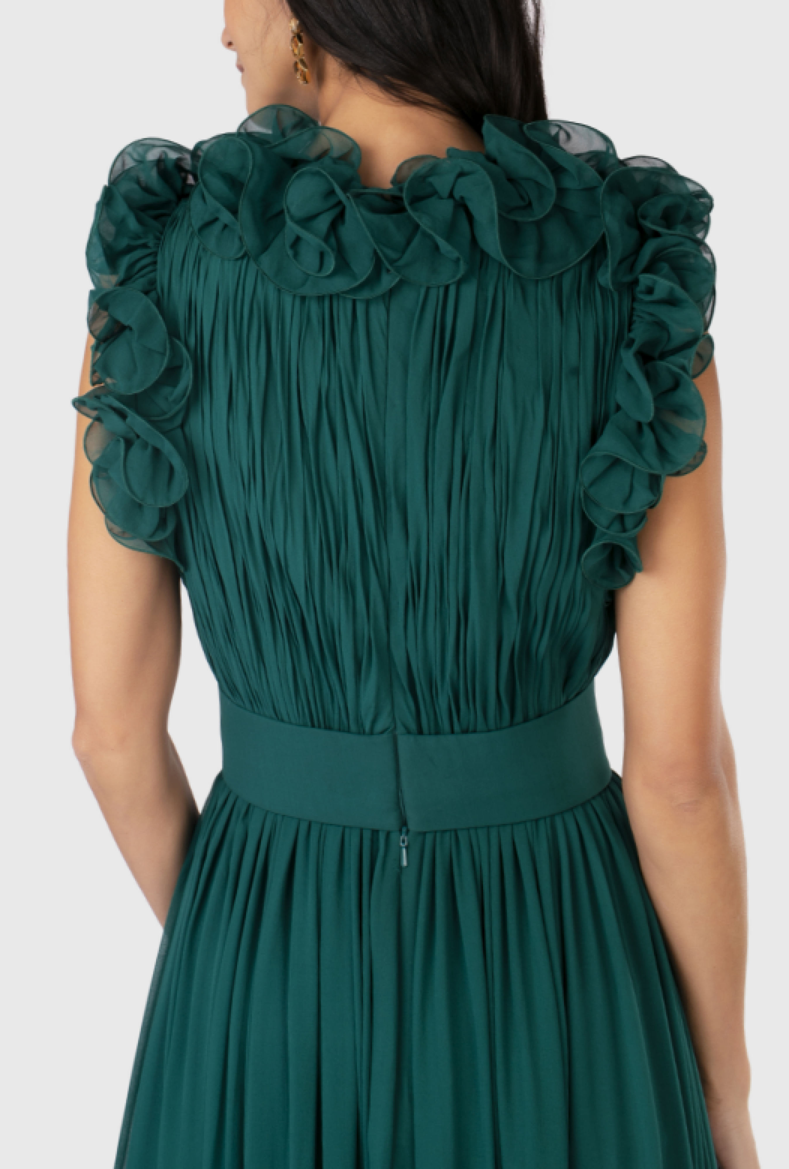 Robe Green silk